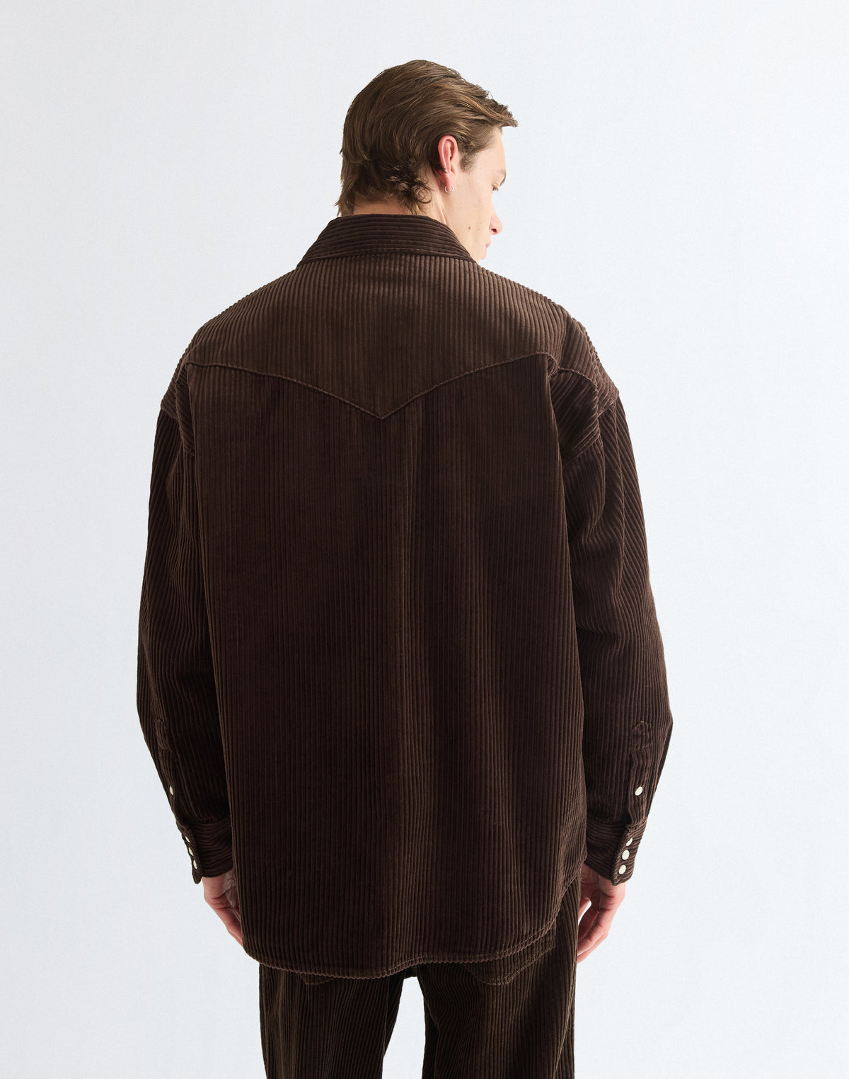Langarmhemd Western in Coffee Hemden Wrangler