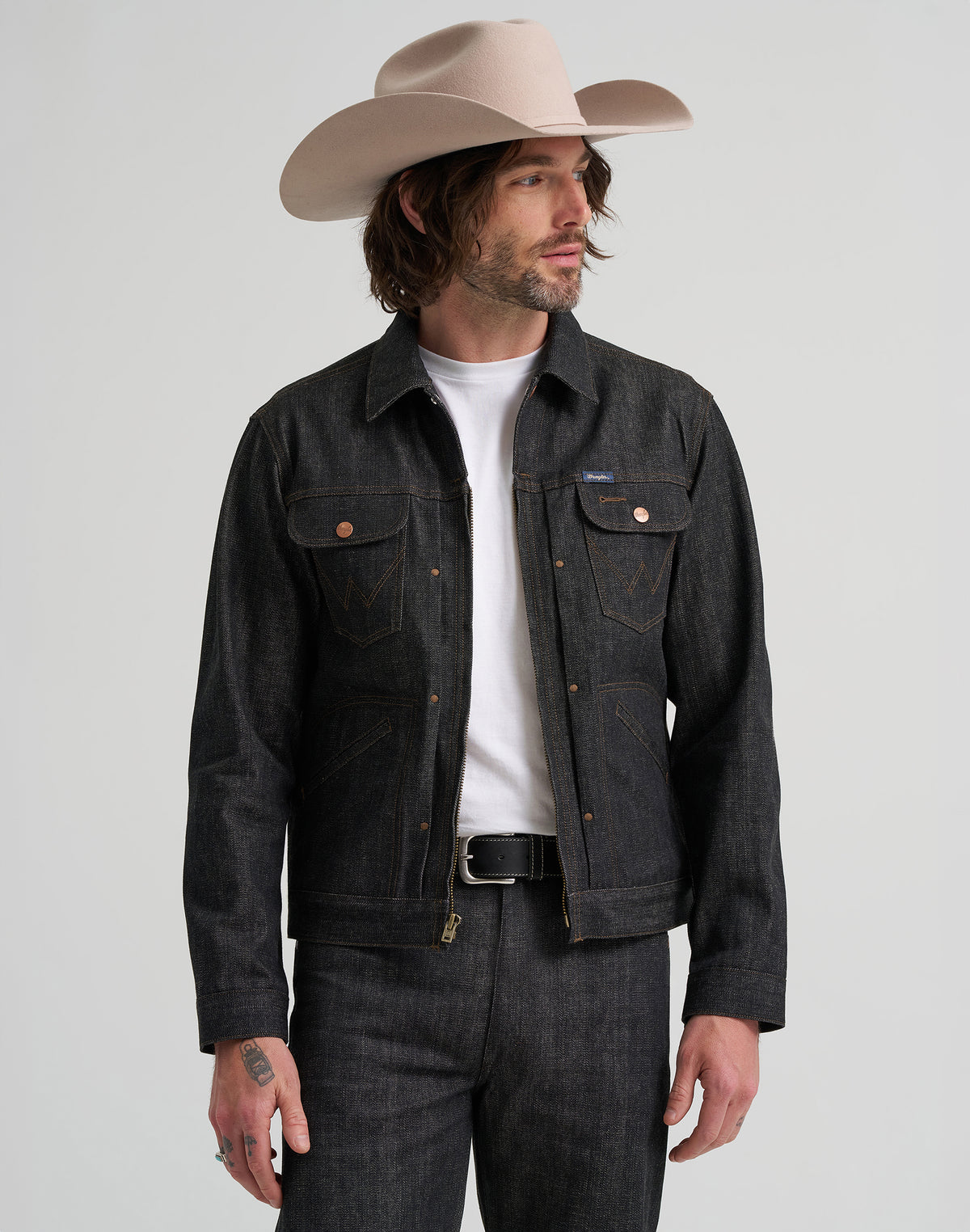 Jeansjacke 11MJZ in Black Raw Jacken Wrangler
