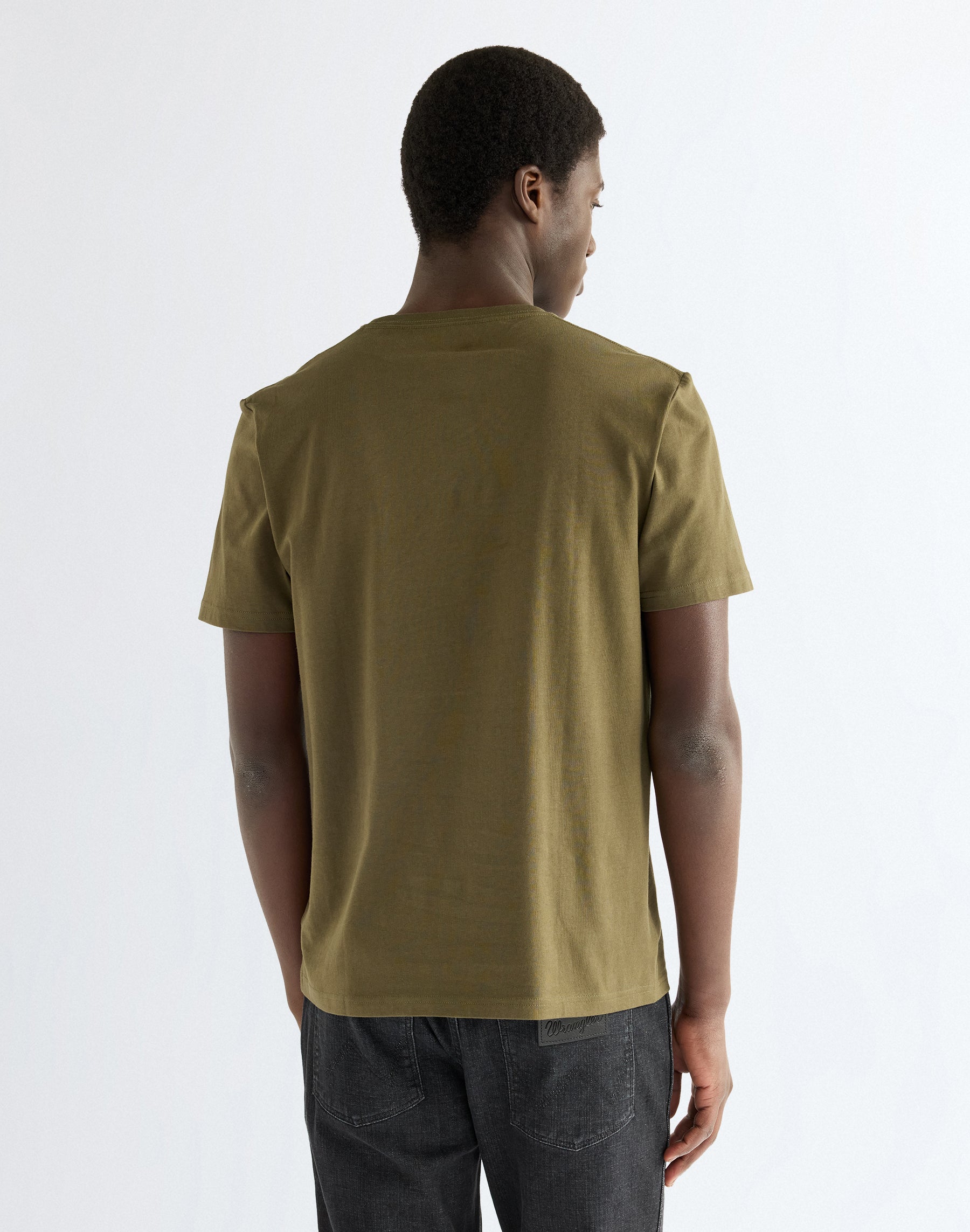 T-Shirt Americana in Olive Night T-Shirts Wrangler