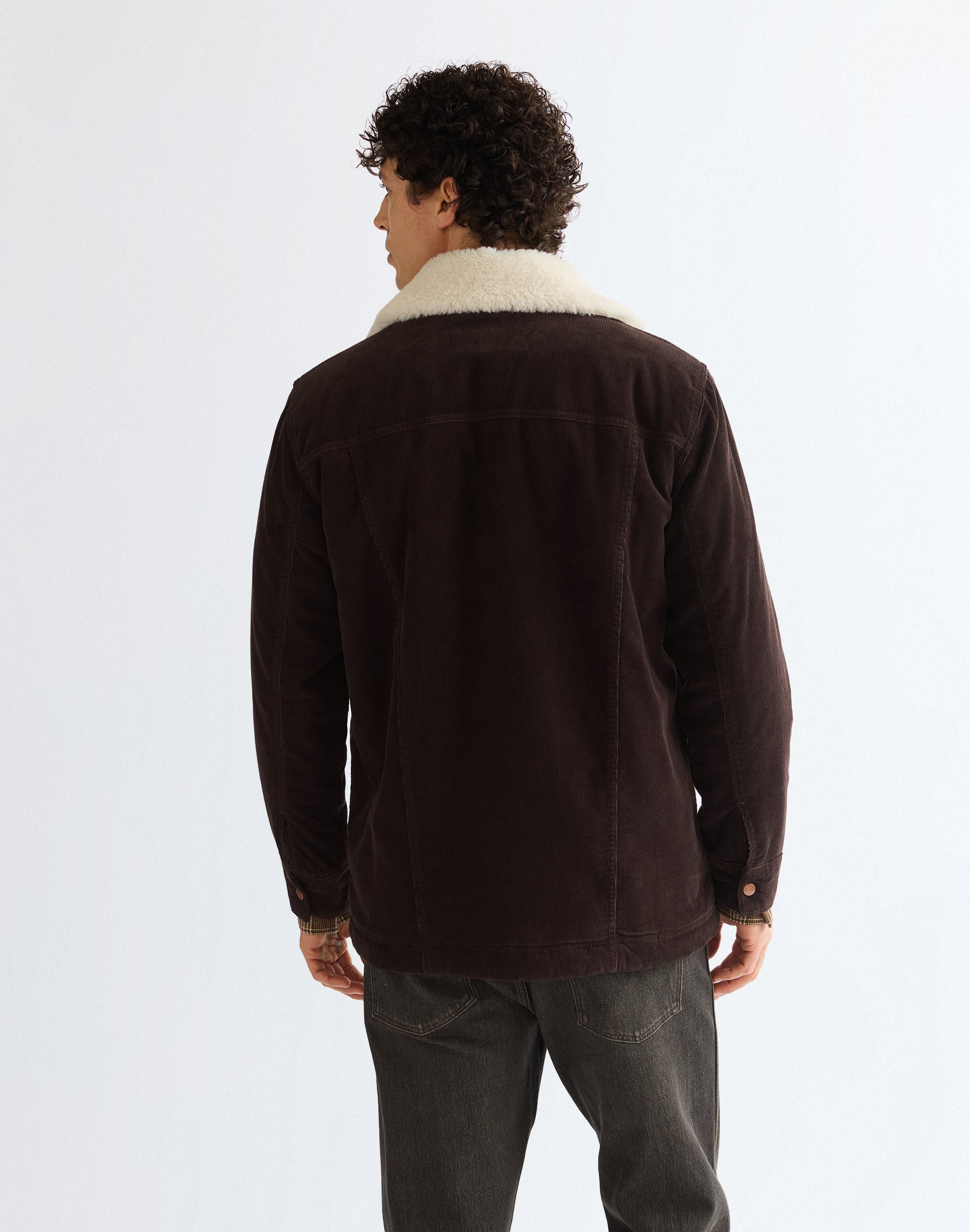 Sherpajacke Wrange in Chocolate Torte Jacken Wrangler