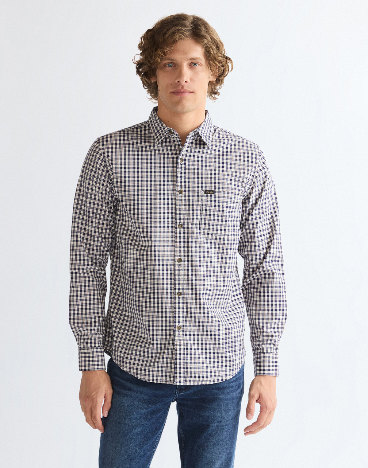 Langarmhemd 1 Pkt in Rose Brown Hemden Wrangler