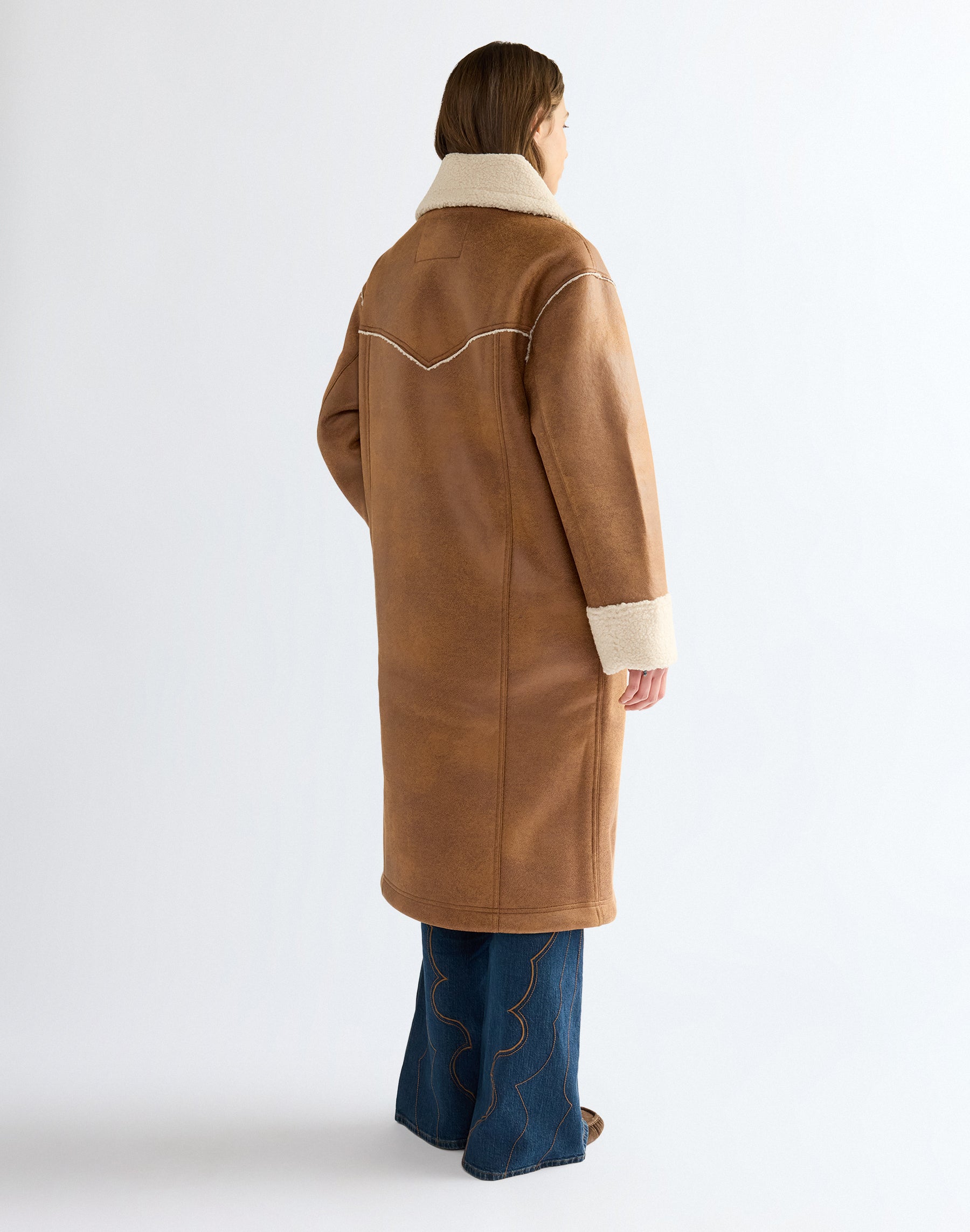 Wintermantel Wrange in Medium Brown Jacken Wrangler