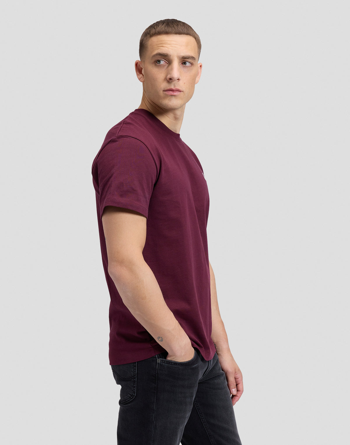 T-Shirt Small Logo in Fig T-Shirts Lee