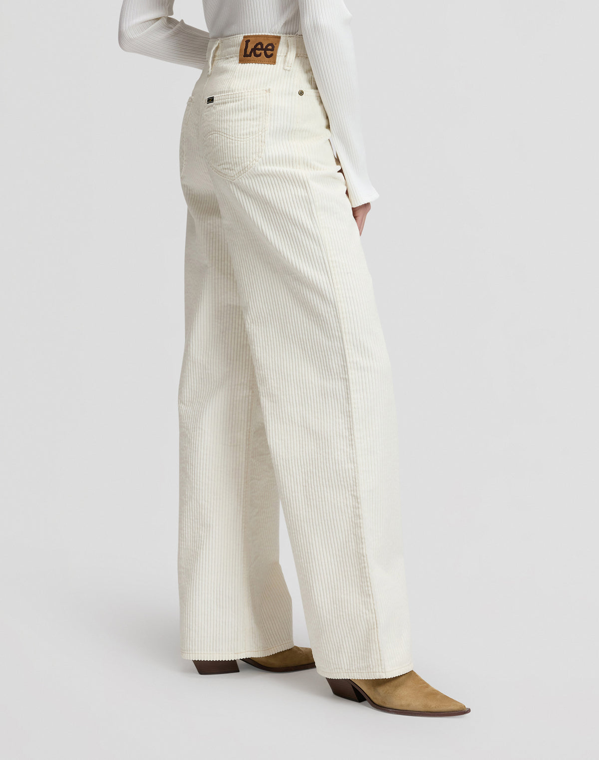 Cordhose Stella in Ecru Hosen Lee
