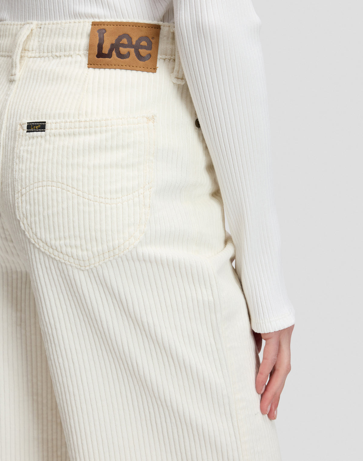 Cordhose Stella in Ecru Hosen Lee