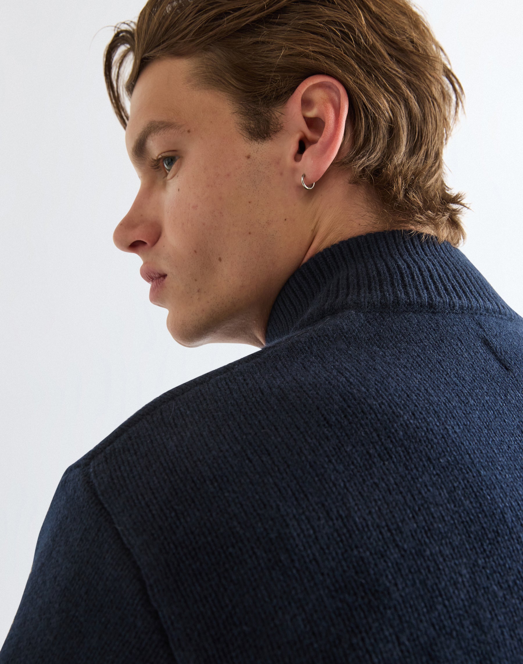 Pullover Quarter Zip in Dark Sapphire Pullover Wrangler