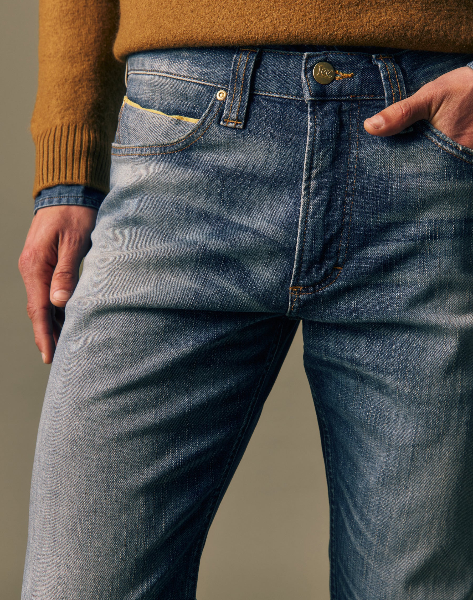 Jeans Regular Tapered in Gold Rush Jeans Lee
