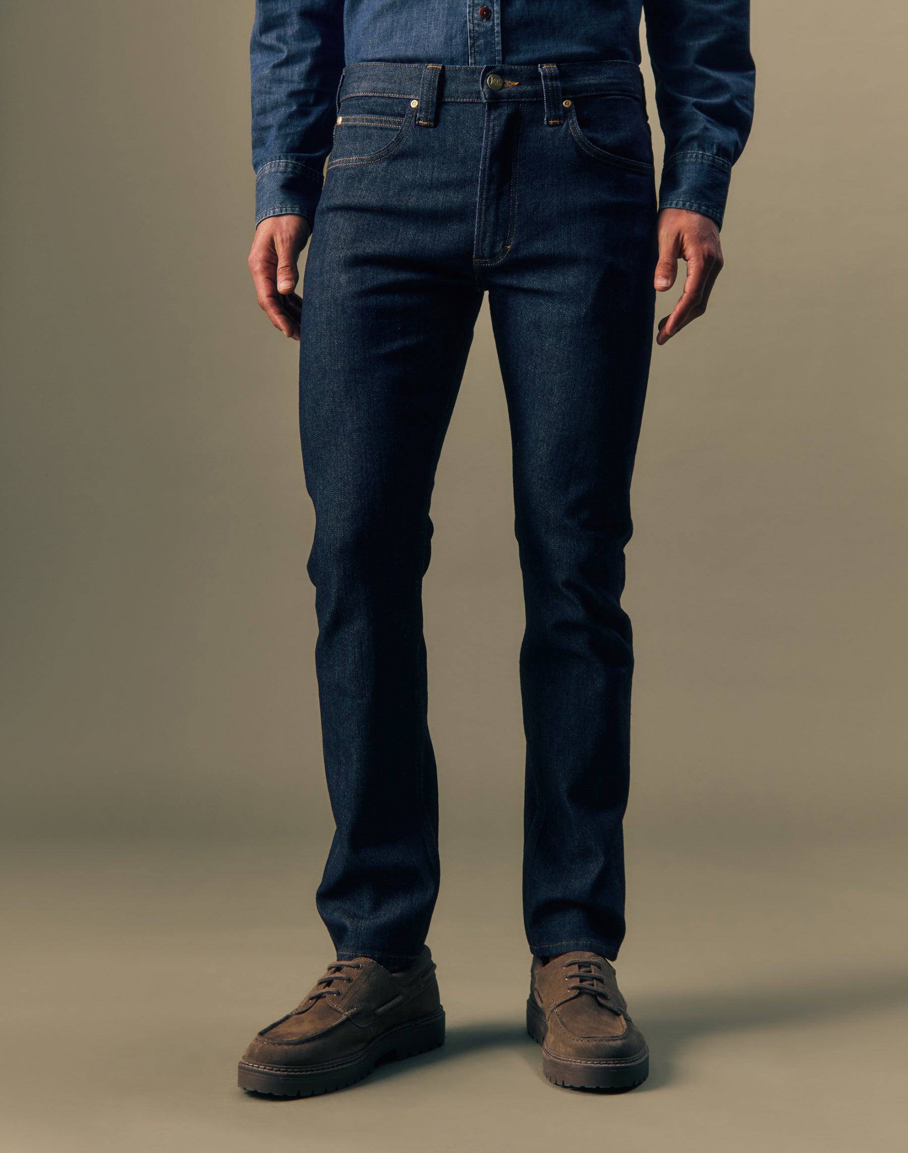Jeans Slim Straight in Pure Gold Jeans Lee
