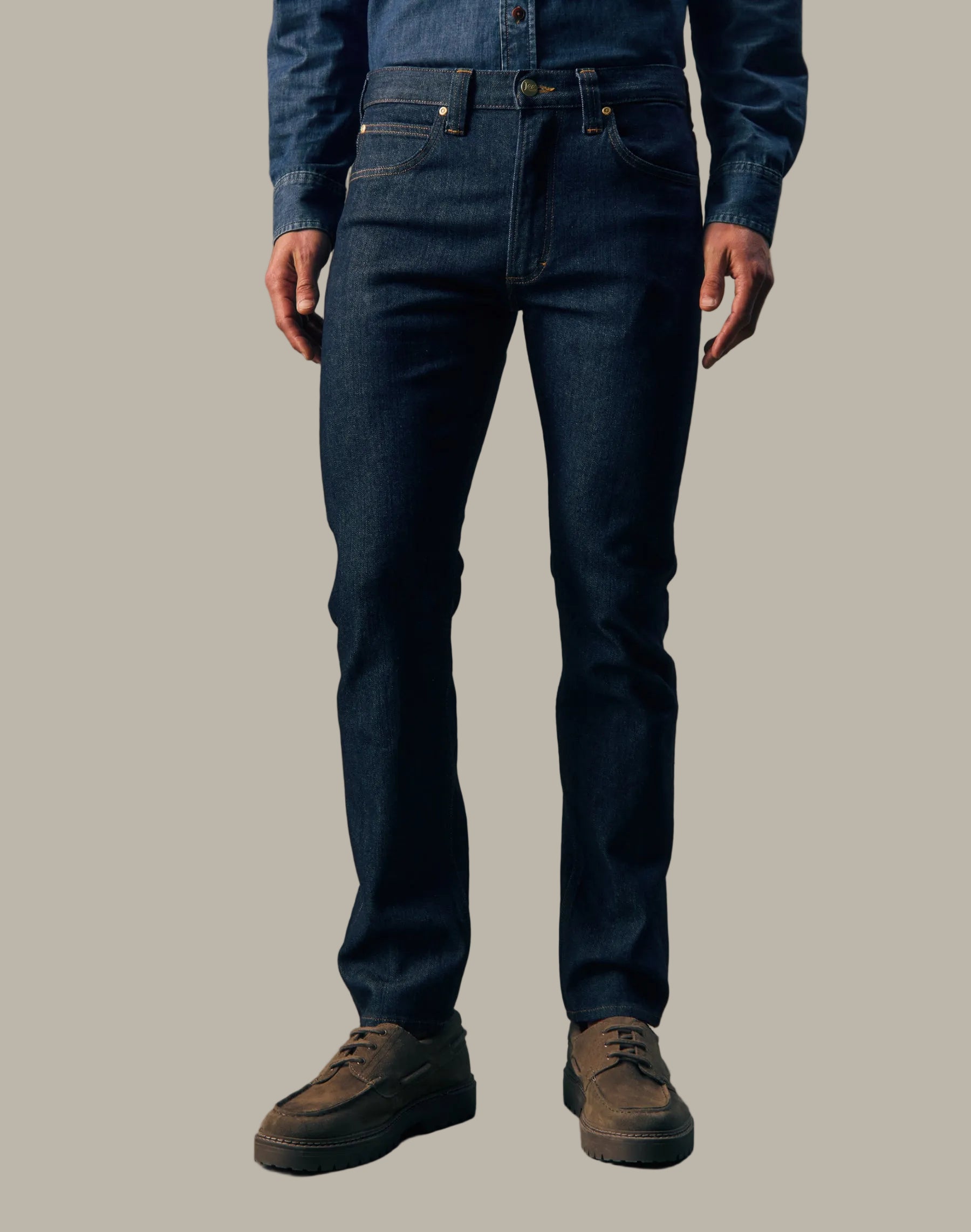 Jeans Slim Straight in Pure Gold Jeans Lee
