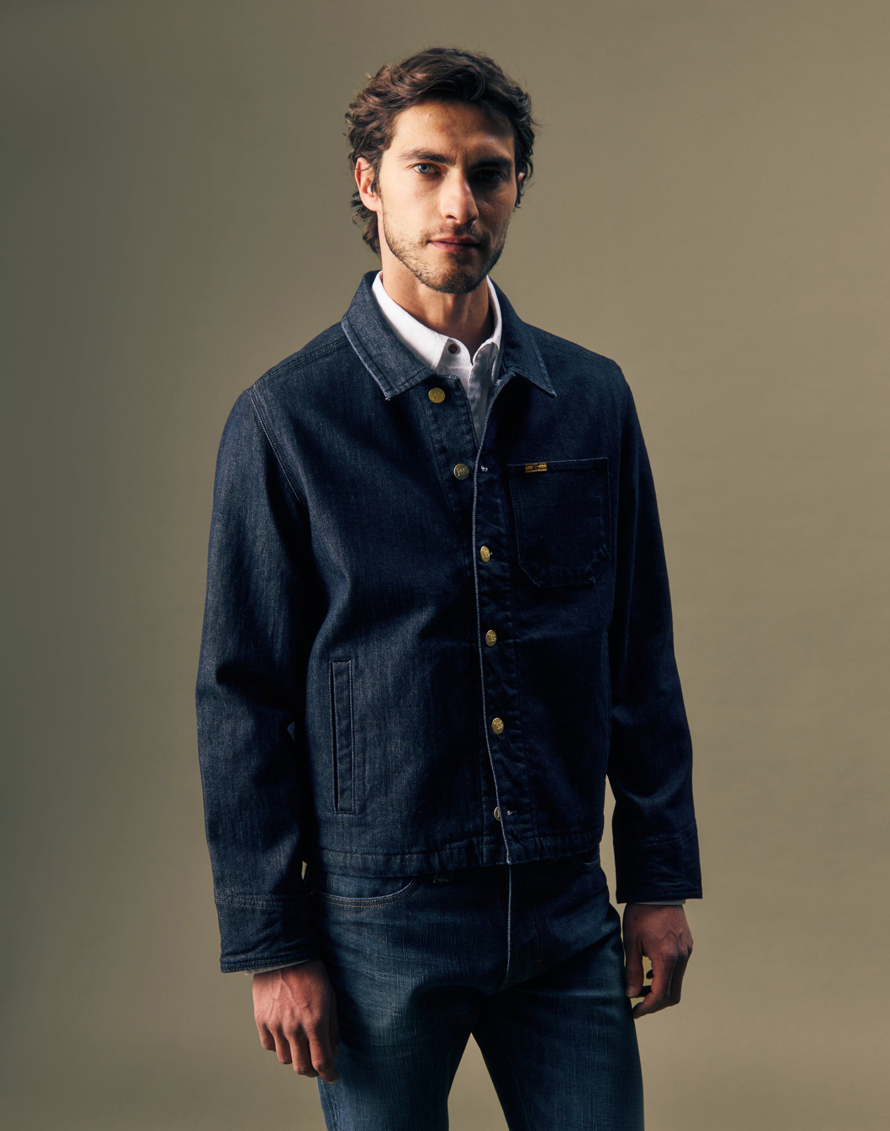Jeansjacke Denim in Pure Gold Jacken Lee