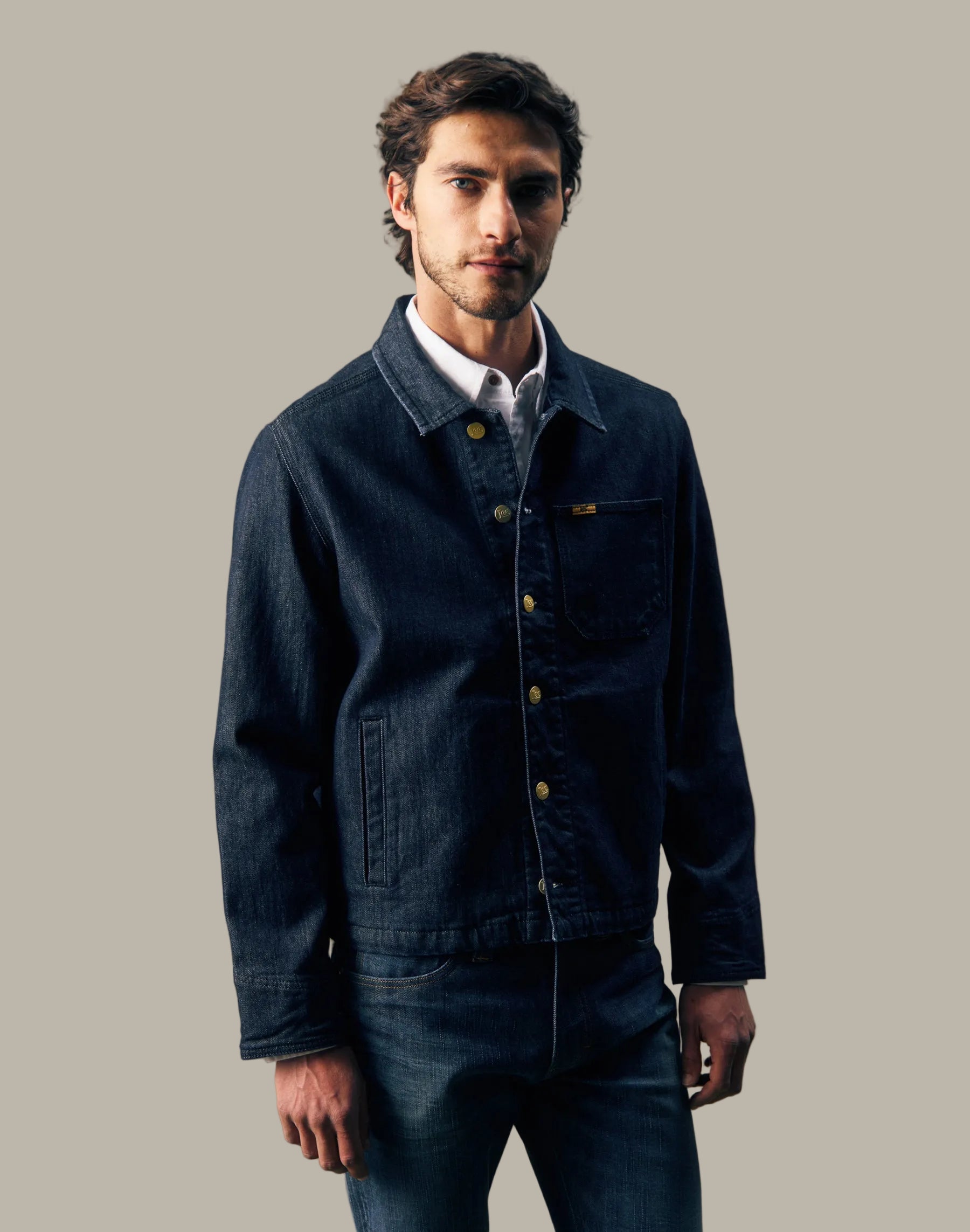 Jeansjacke Denim in Pure Gold Jacken Lee