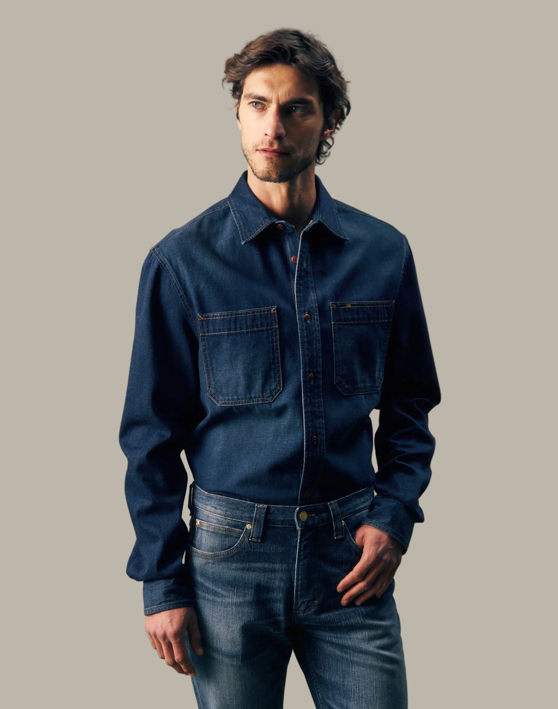 Jeanshemd in Golden Age Hemden Lee