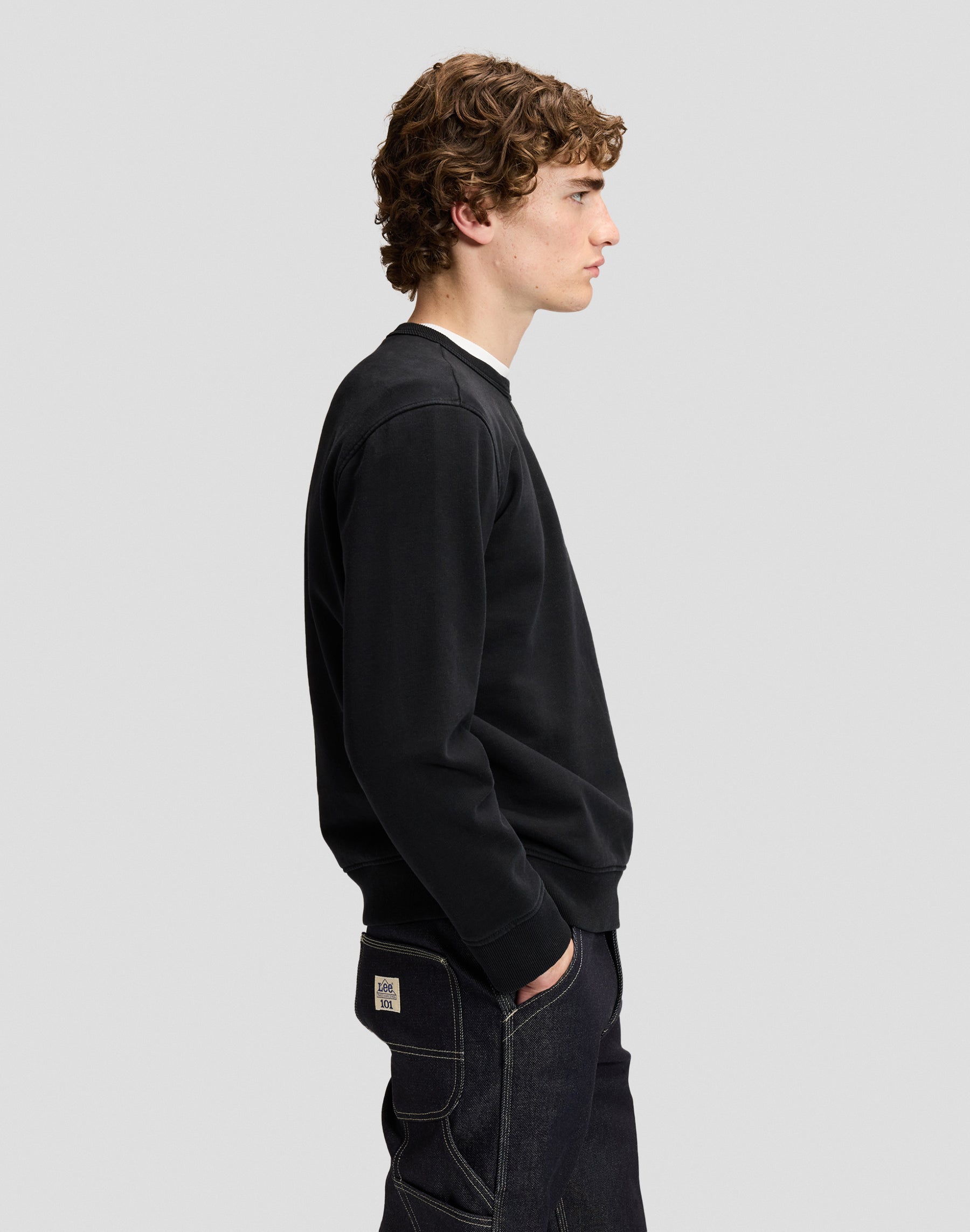 Sweatshirt 101 Terry Crew in Black Sweatshirts Lee