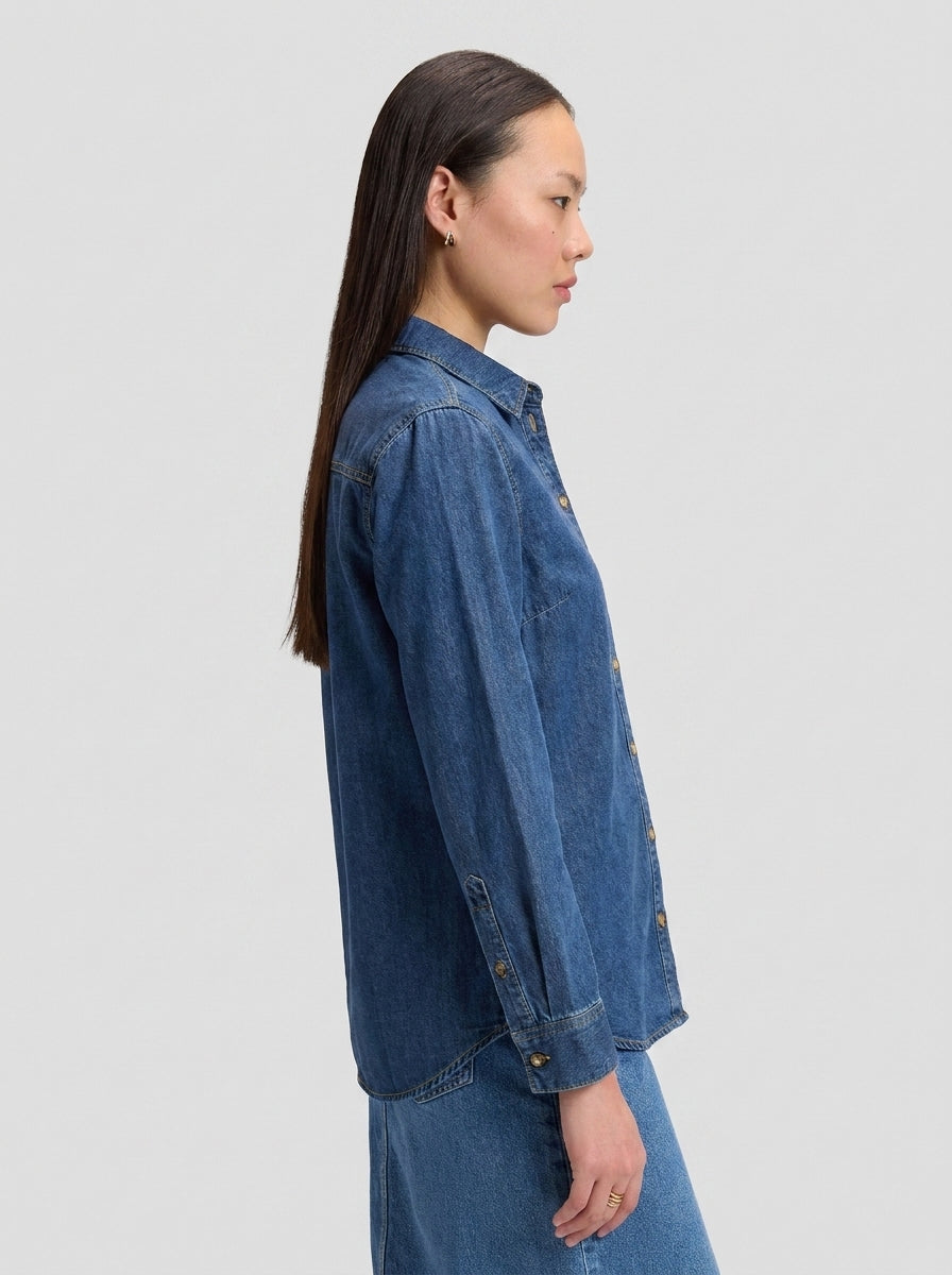Hemd Classic in Brash Blue