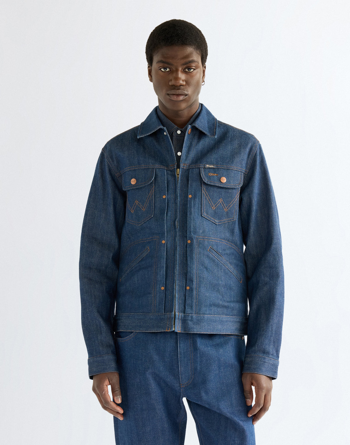 Jeansjacke 11Mjz in Indigo Raw Jacken Wrangler