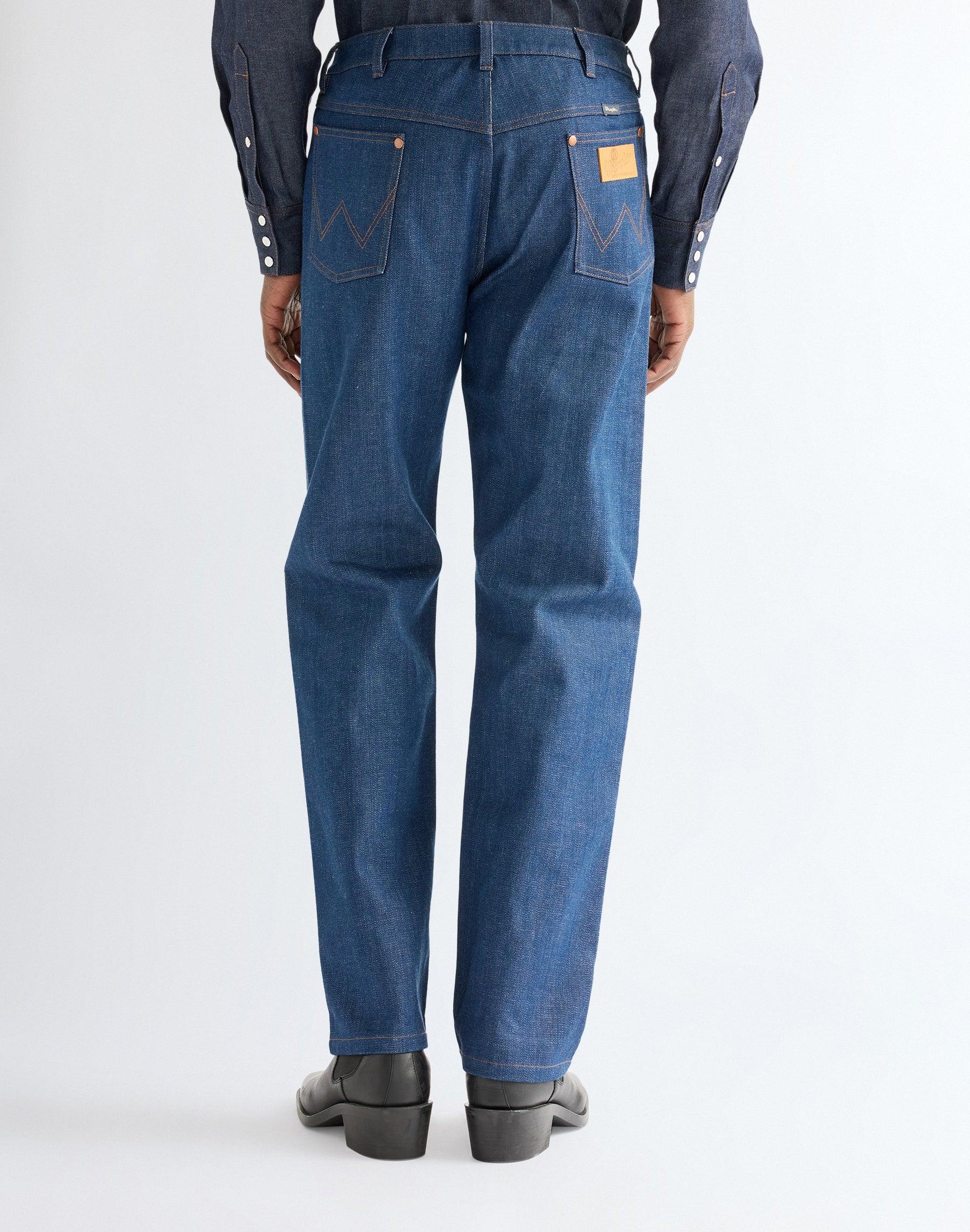 Jeans 13Mwz in Indigo Raw Jeans Wrangler