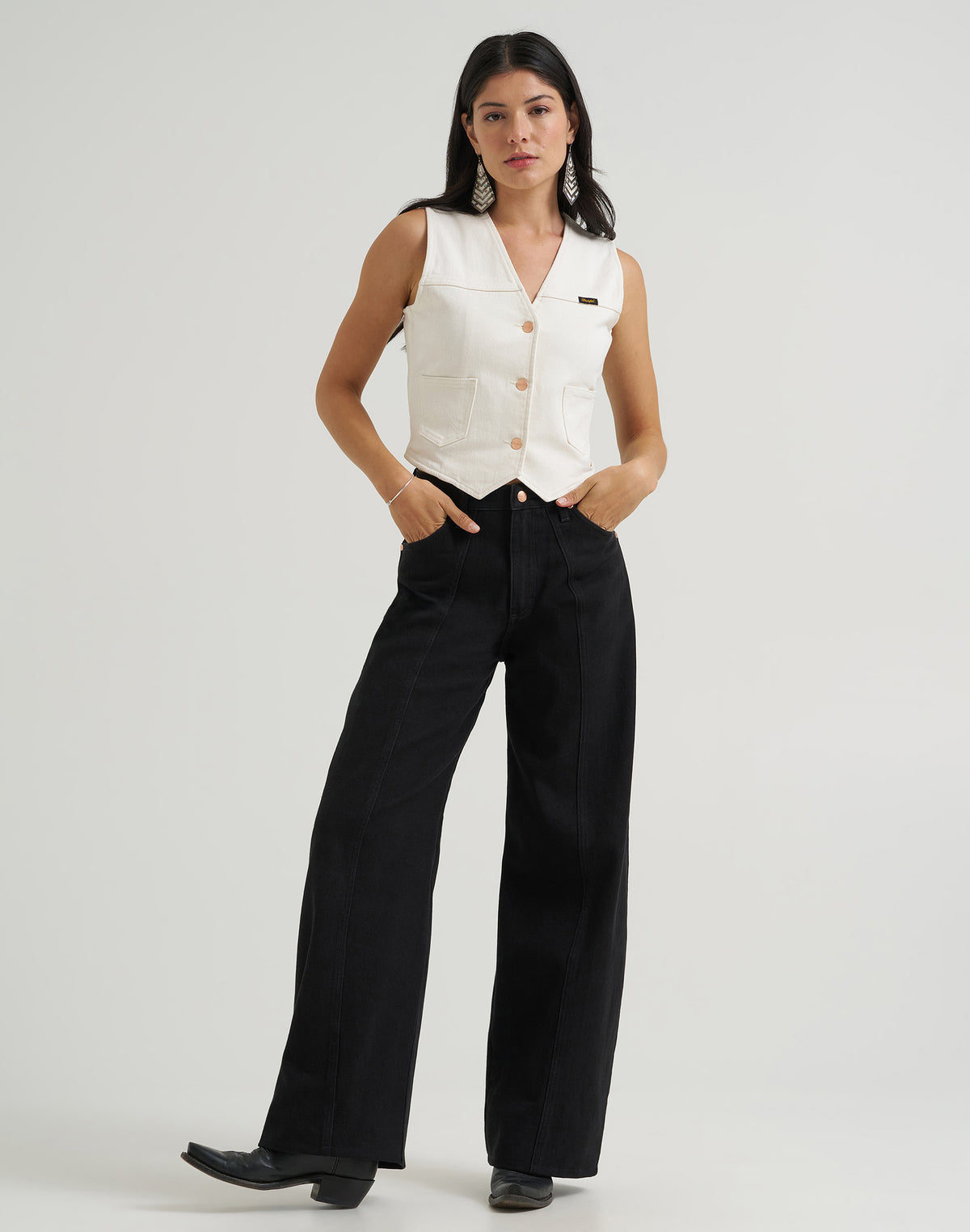 Jeans Tour Barrel in Midnight Jeans Wrangler