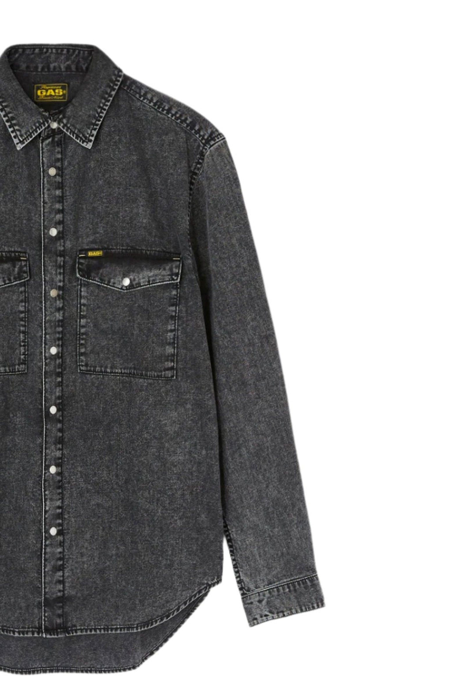 Daddy Shirt in Black Med Used Hemden GAS