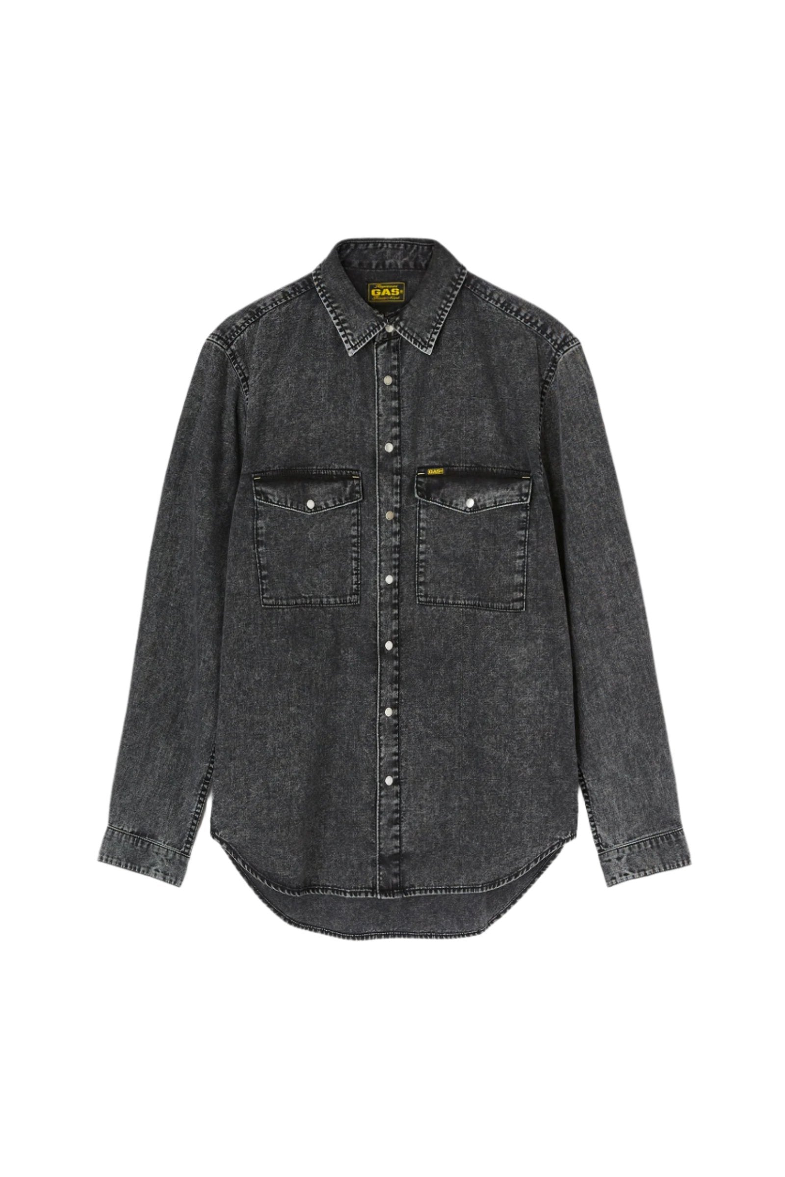 Daddy Shirt in Black Med Used Hemden GAS