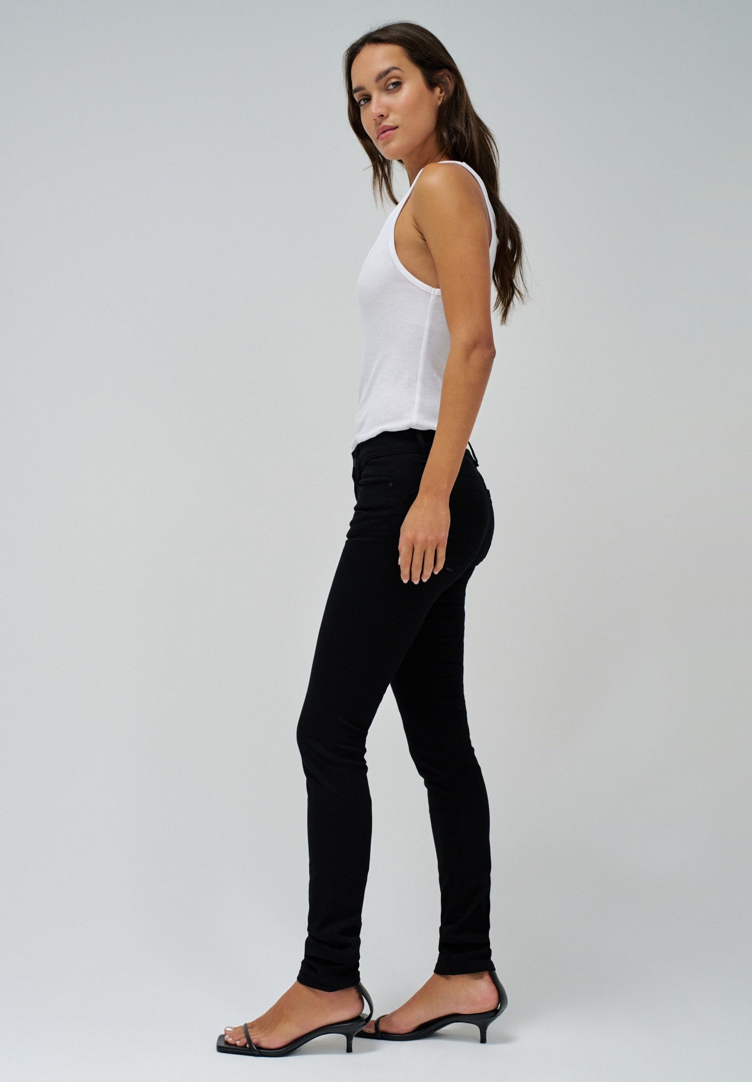 Wonder Skinny Push-Up in Black Jeans Salsa Jeans