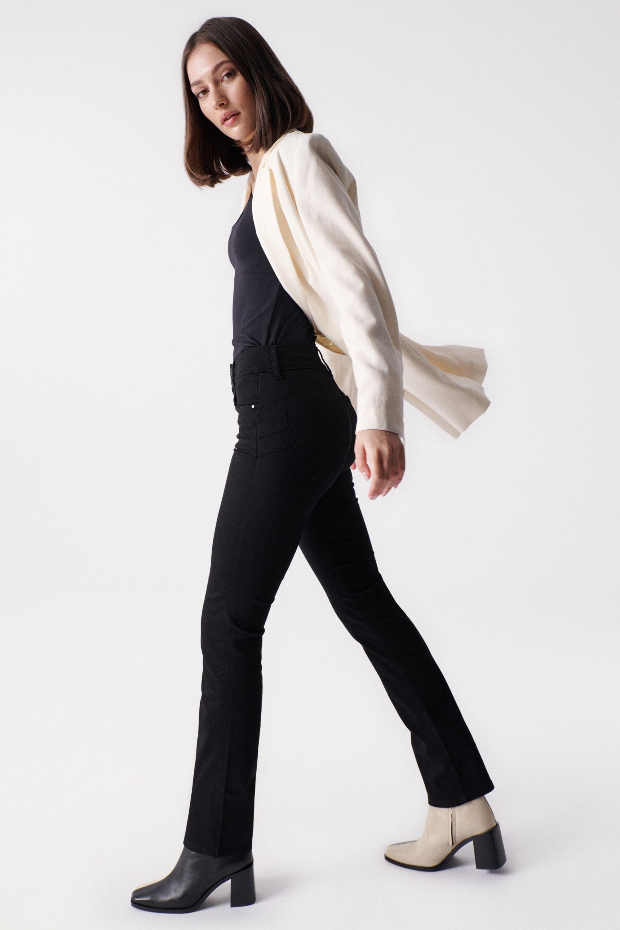 Secret Slim in Black Jeans Salsa Jeans