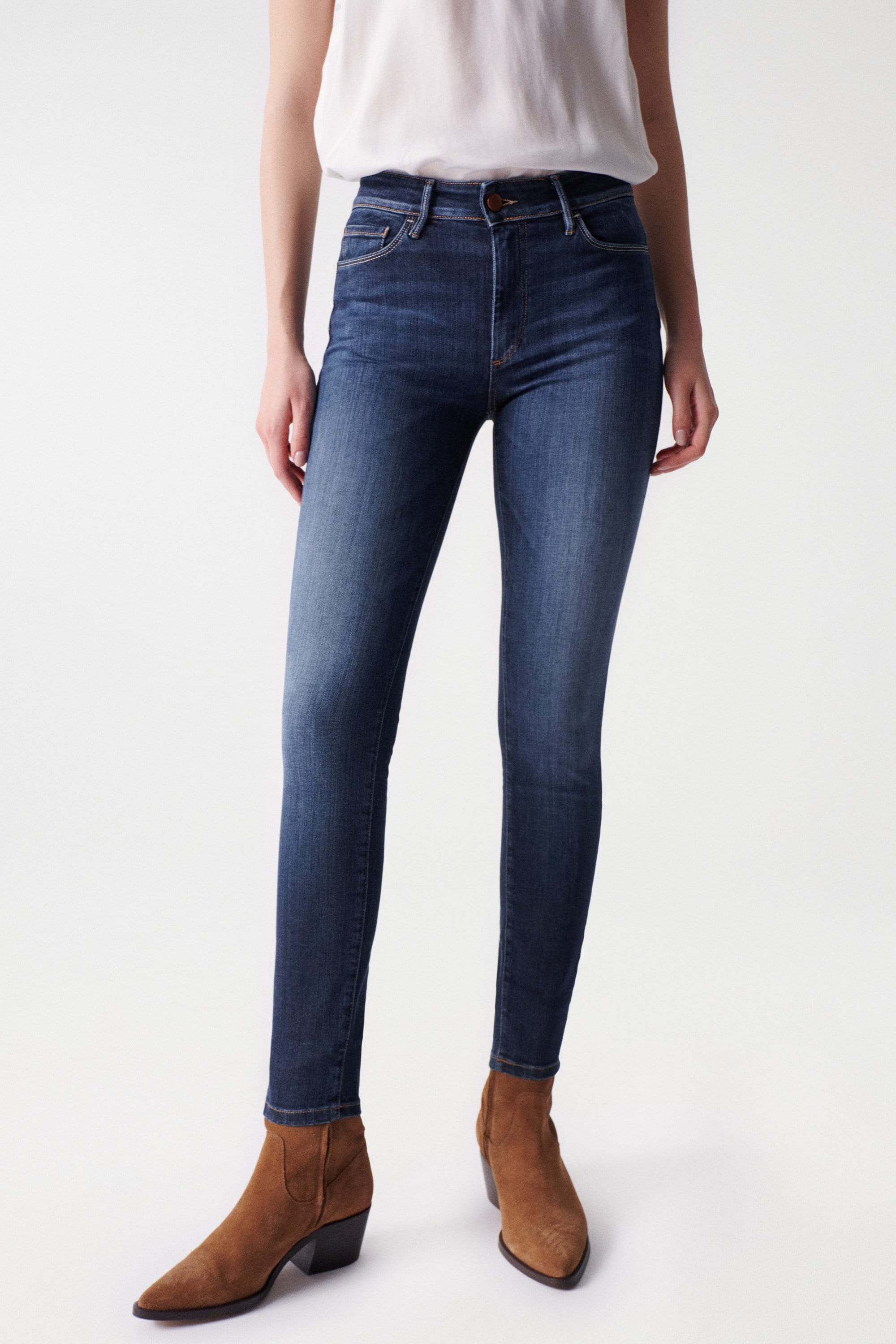 Destiny Skinny in Dark Wash Jeans Salsa Jeans