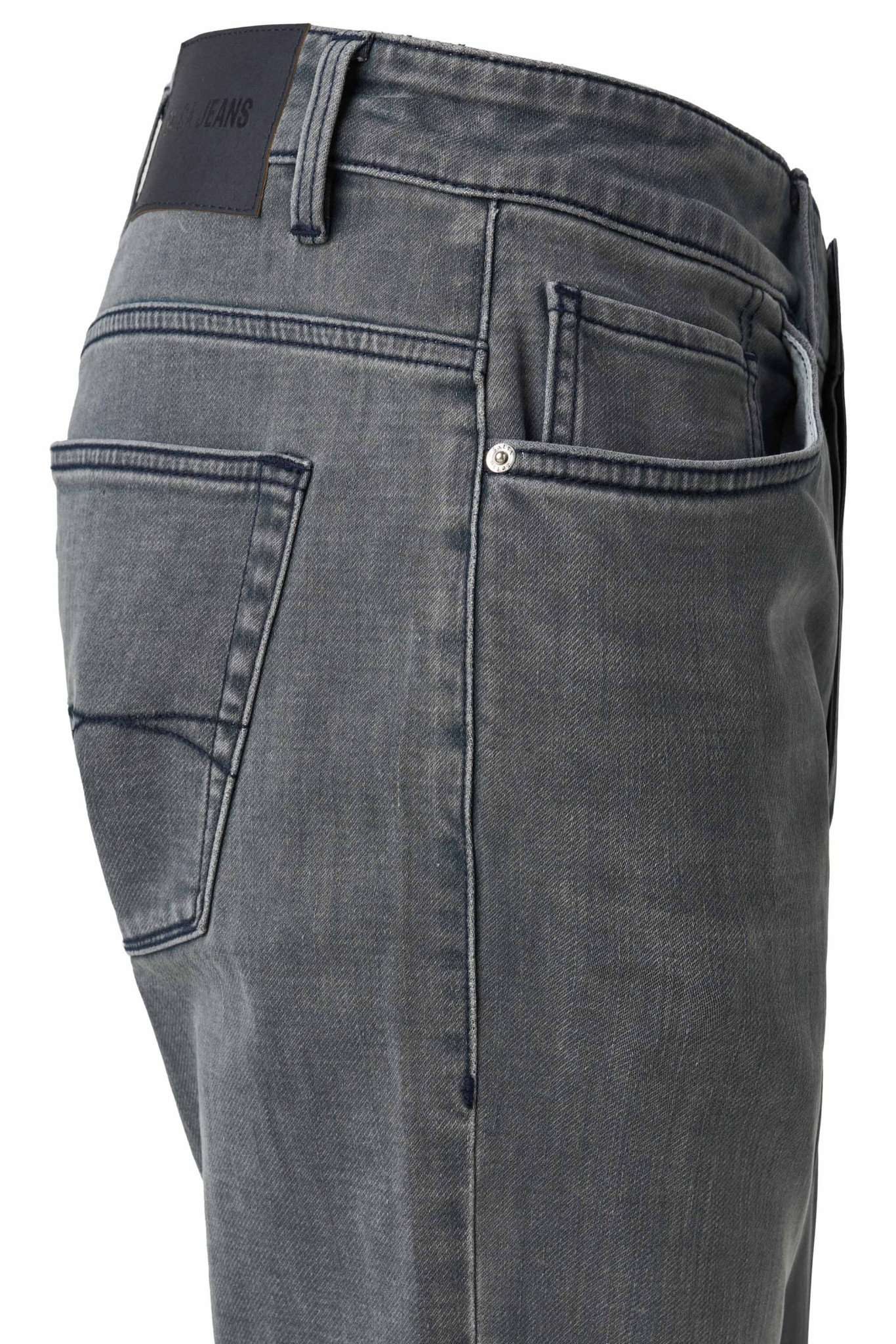 Slim Jeans Knit Denim in Medium Grey Jeans Salsa Jeans