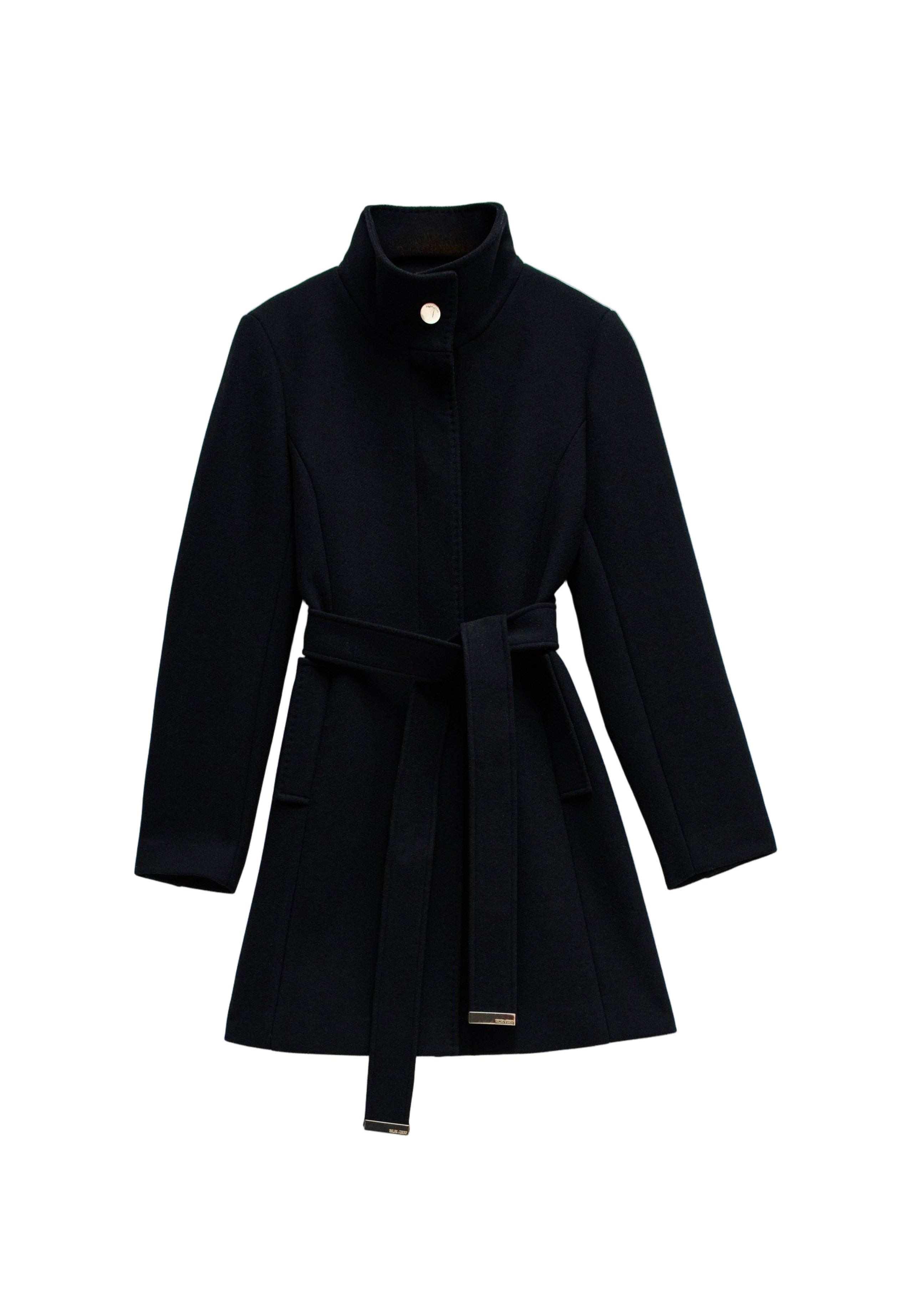The Reimagined Wool Coat in Black Jacken Salsa Jeans