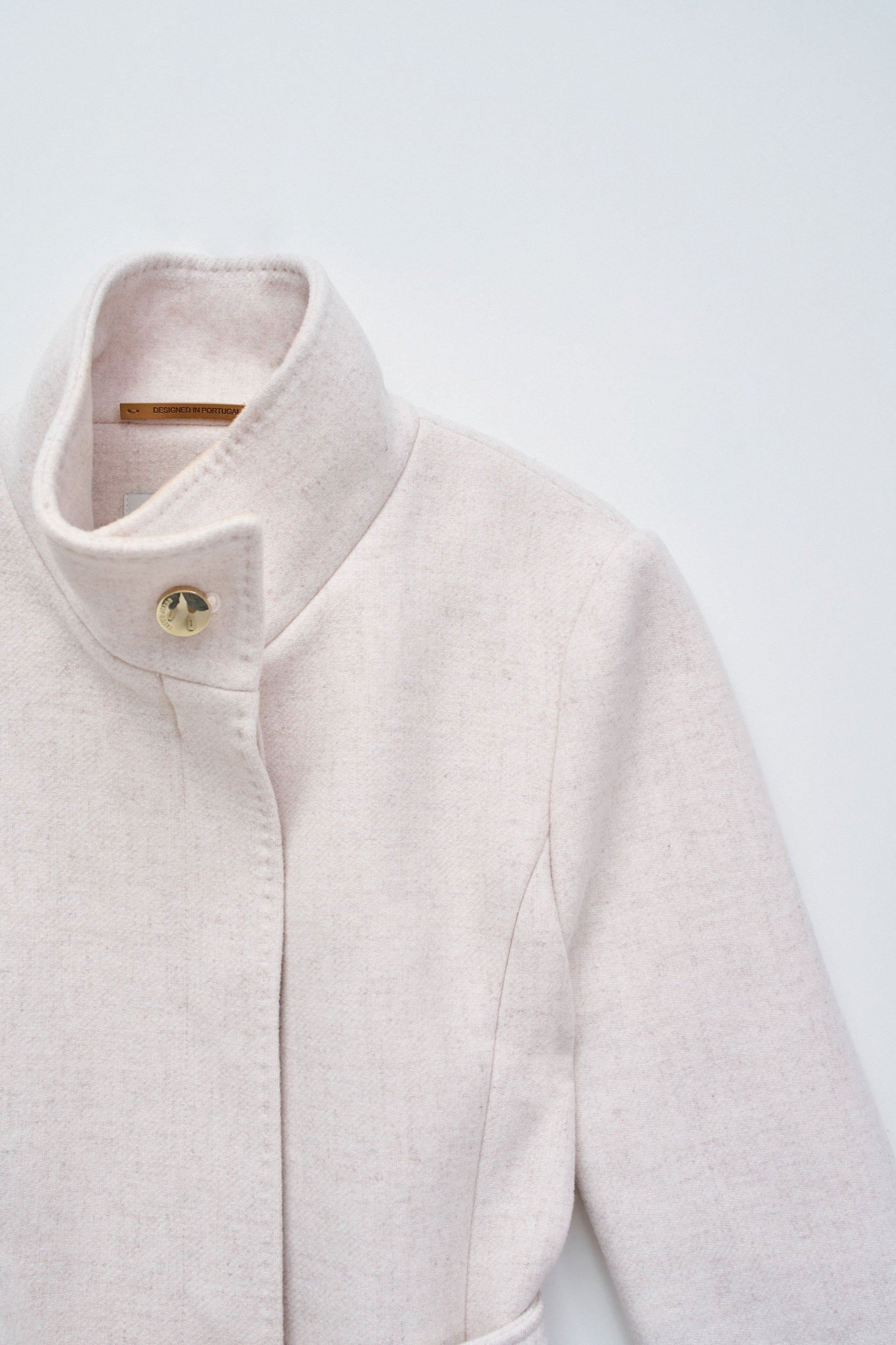 The Reimagined Wool Coat in Light Beige V1 Jacken Salsa Jeans