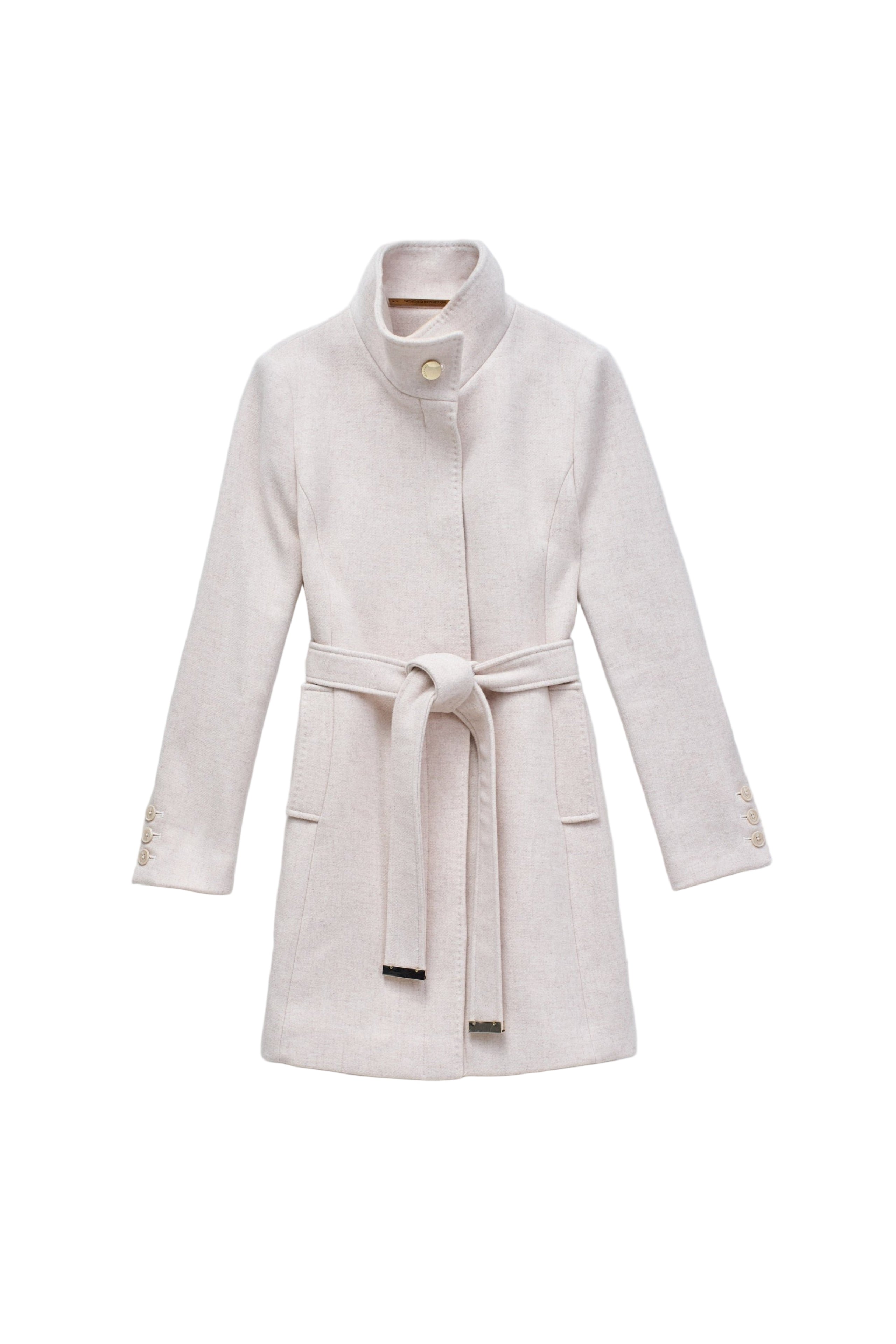 The Reimagined Wool Coat in Light Beige V1 Jacken Salsa Jeans
