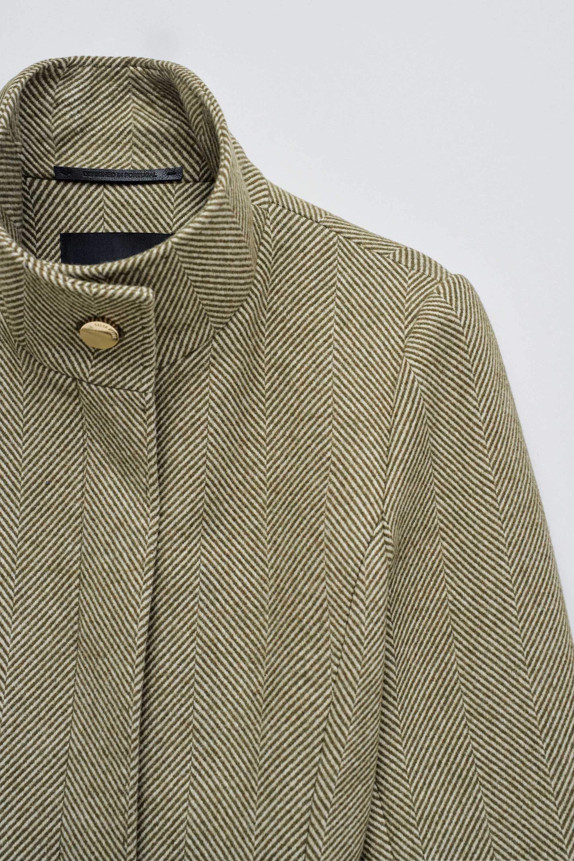 The Reimagined Wool Coat in Dark Grey Jacken Salsa Jeans