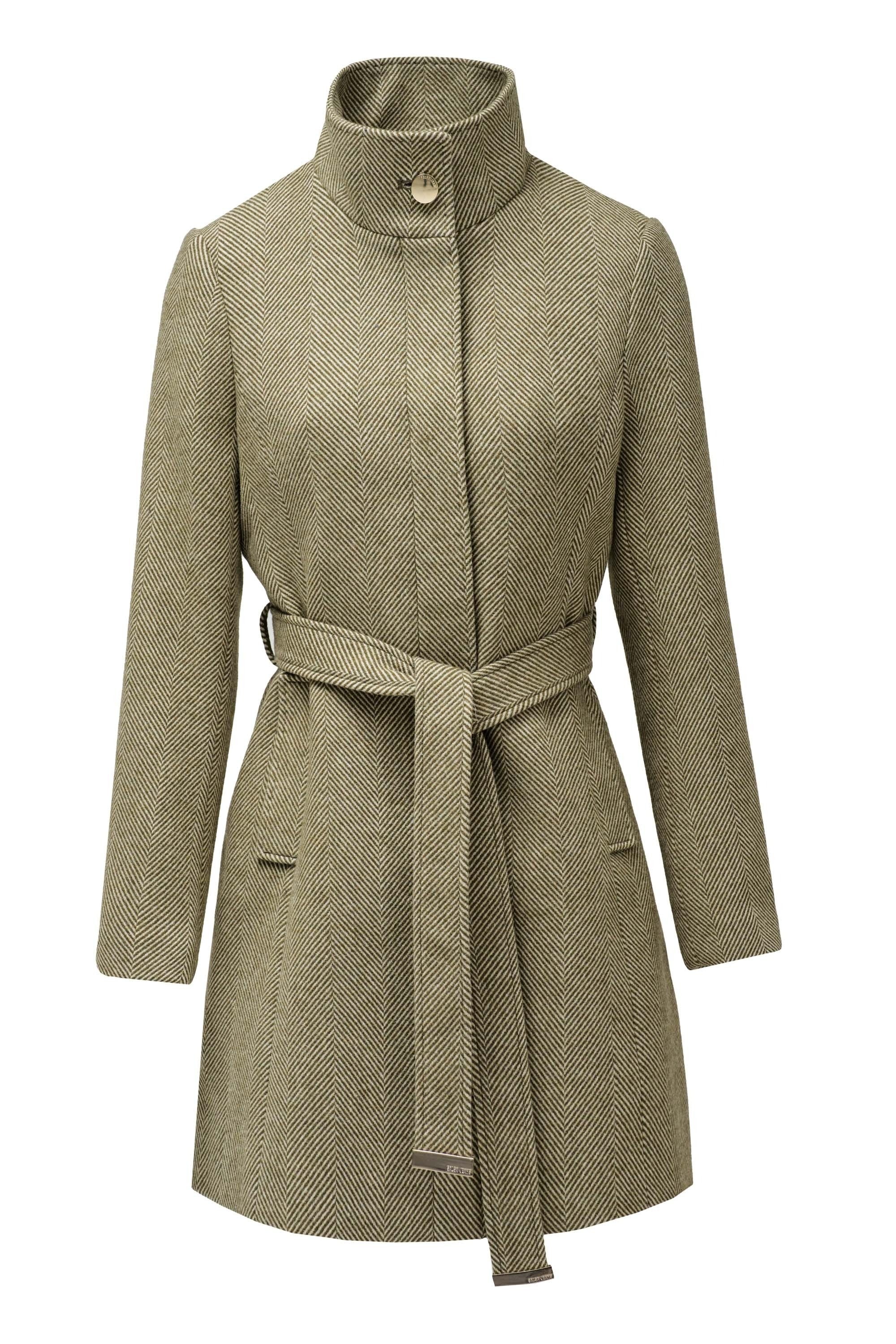 The Reimagined Wool Coat in Dark Grey Jacken Salsa Jeans