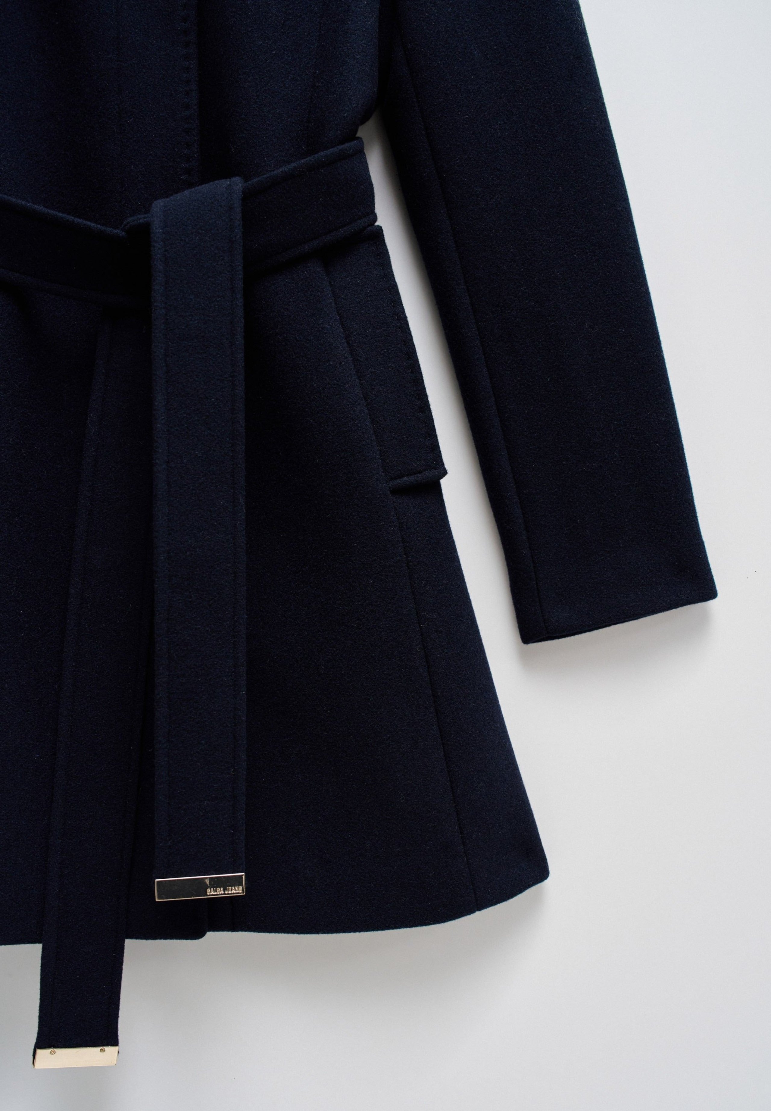 The Reimagined Wool Coat in Dark Blue Jacken Salsa Jeans