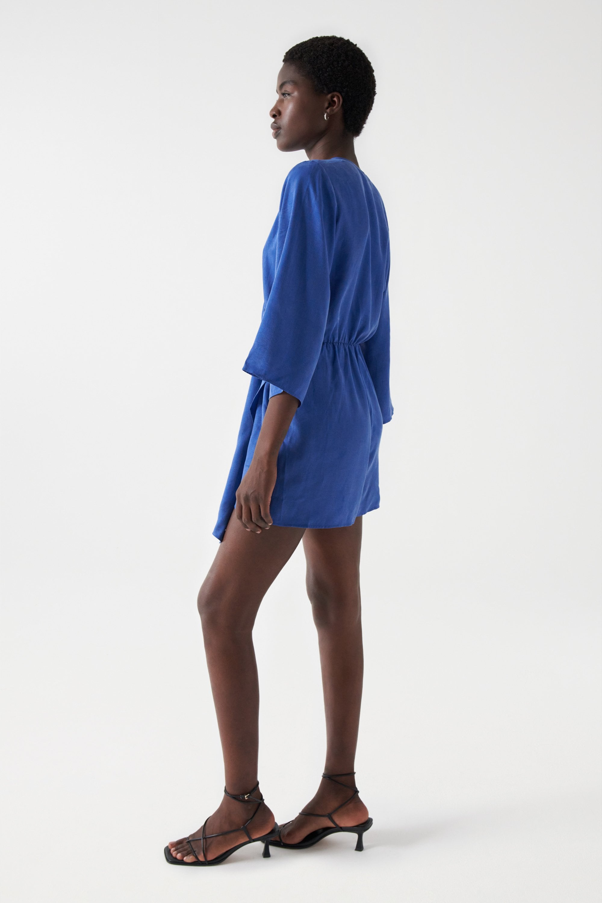 Mini Dress in Medium Blue Kleider Salsa Jeans