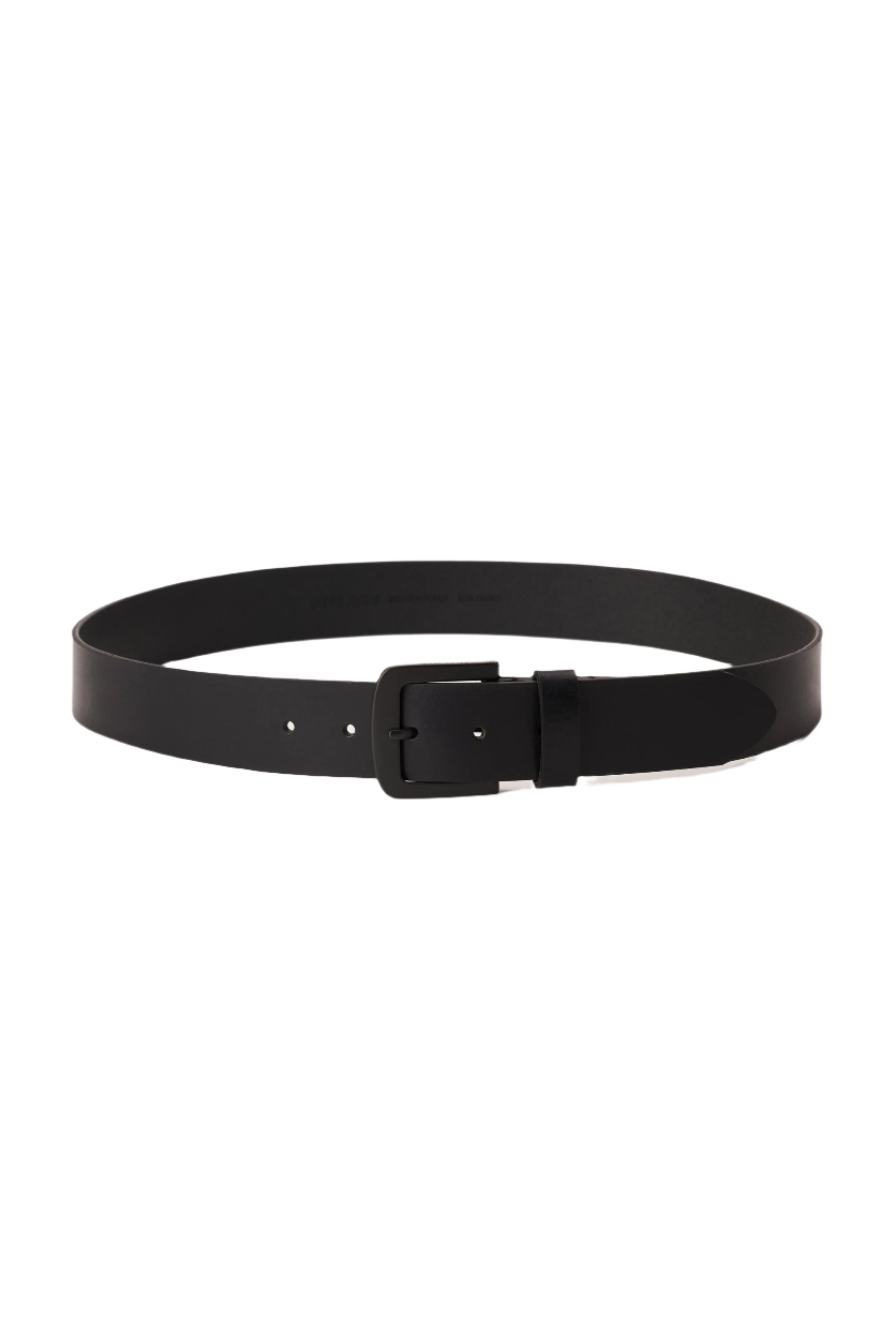 Basic Leather Belt in Black Gürtel Salsa Jeans