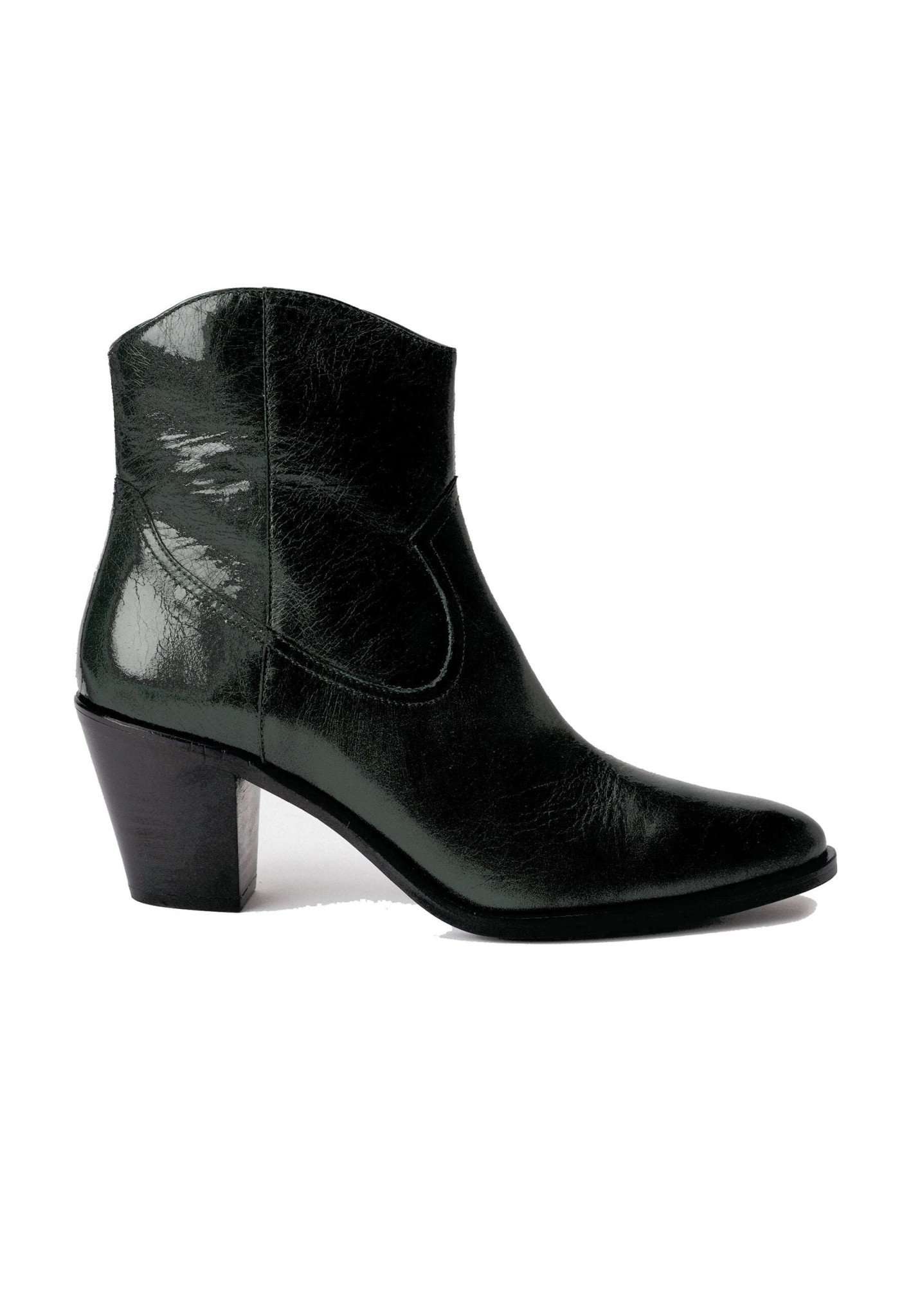 Premium Leather Cowboy Boots in Black Stiefeletten Salsa Jeans