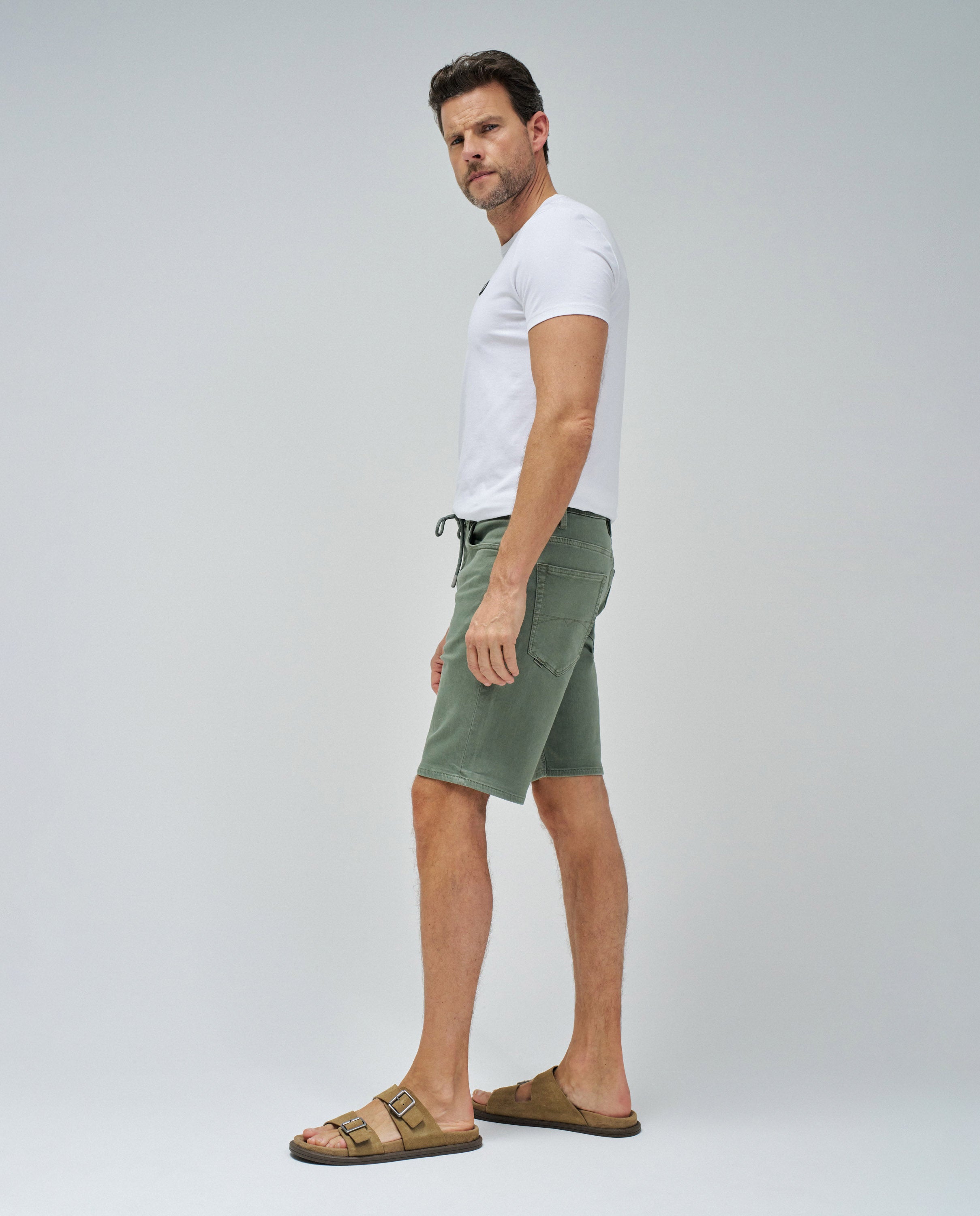 Short Joggers S-Activ in Dark Green Shorts Salsa Jeans