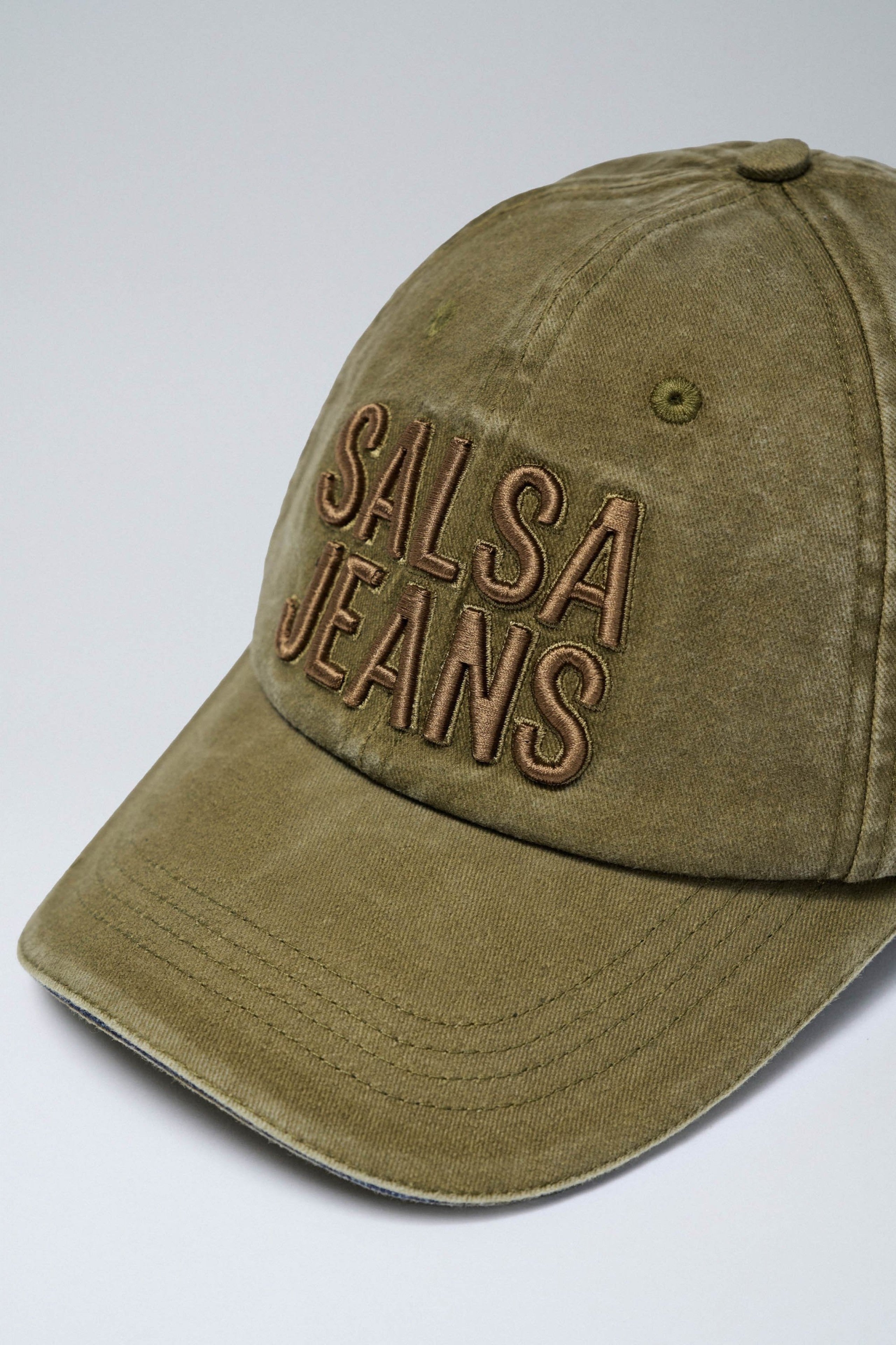 Canvas Cap in Dark Green Caps Salsa Jeans