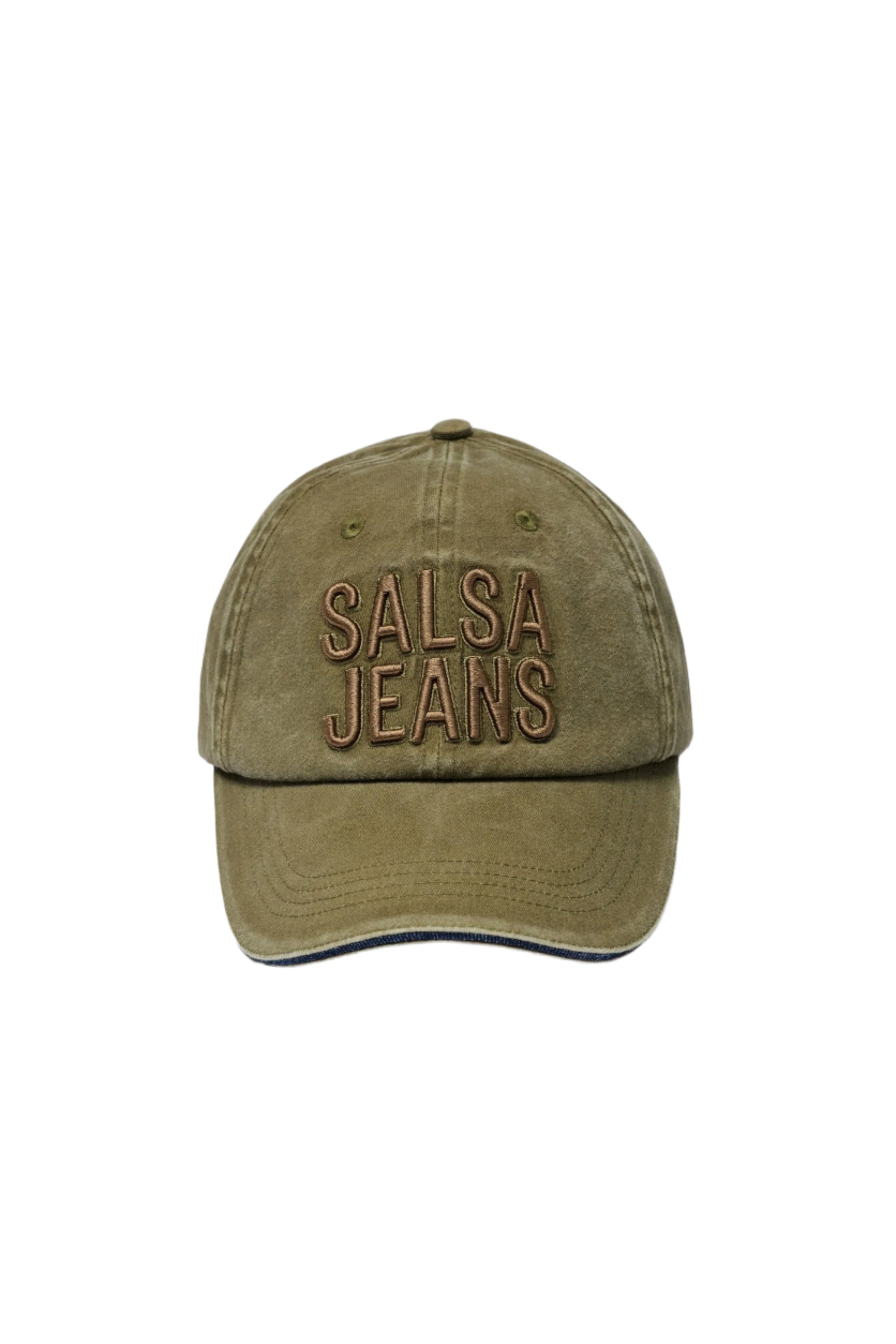 Canvas Cap in Dark Green Caps Salsa Jeans