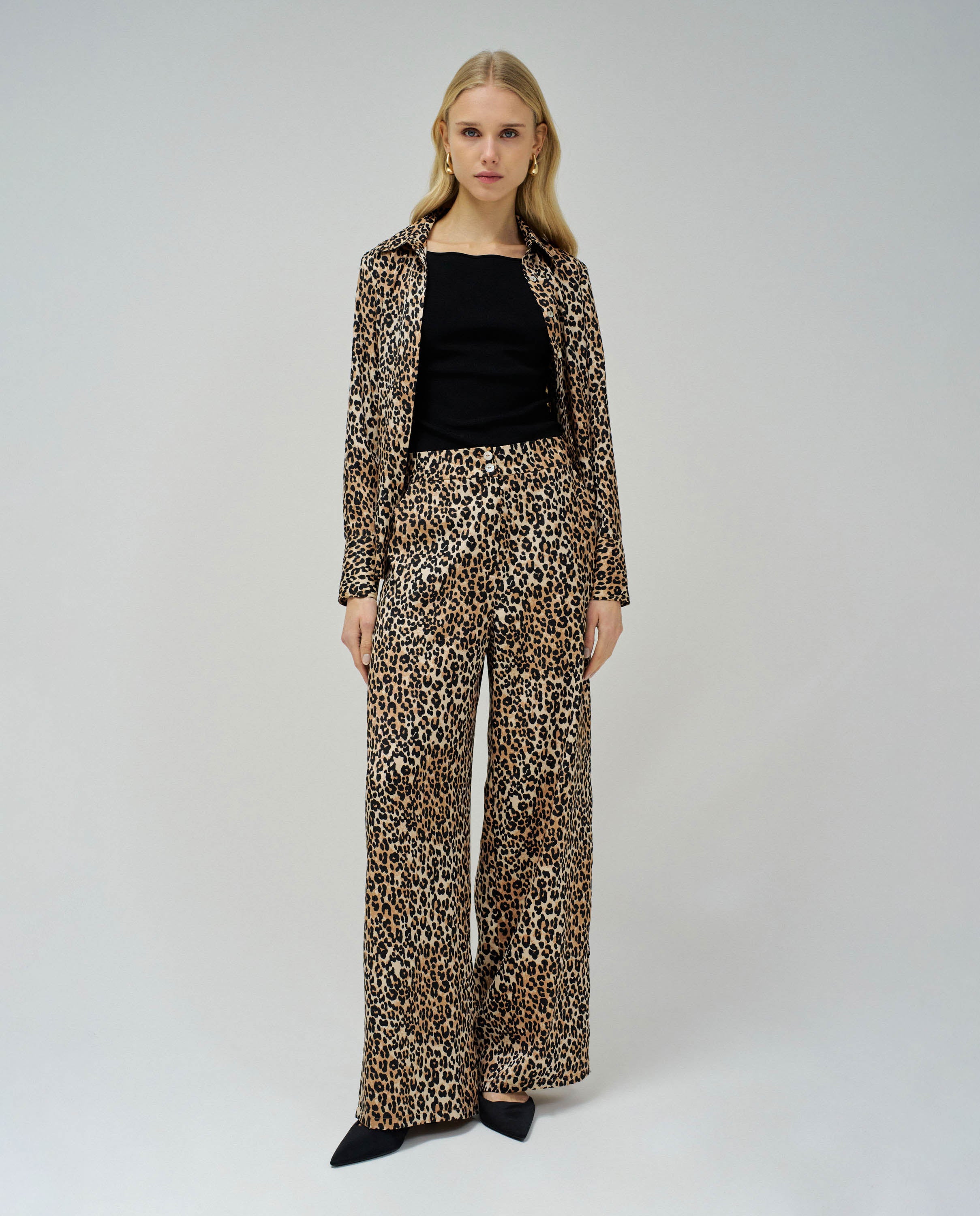 Printed Trousers in Dark Pearl Hosen Salsa Jeans