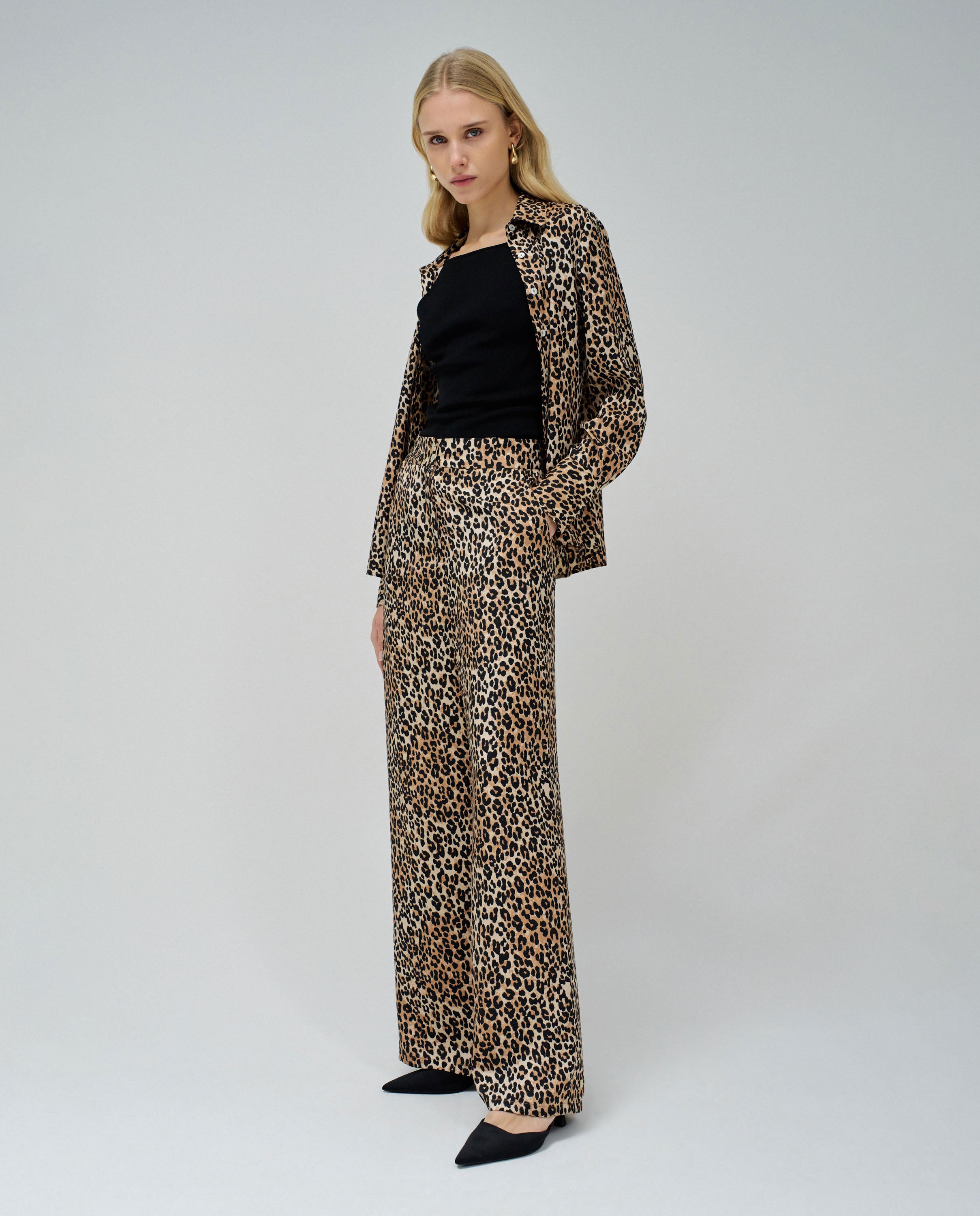 Printed Trousers in Dark Pearl Hosen Salsa Jeans
