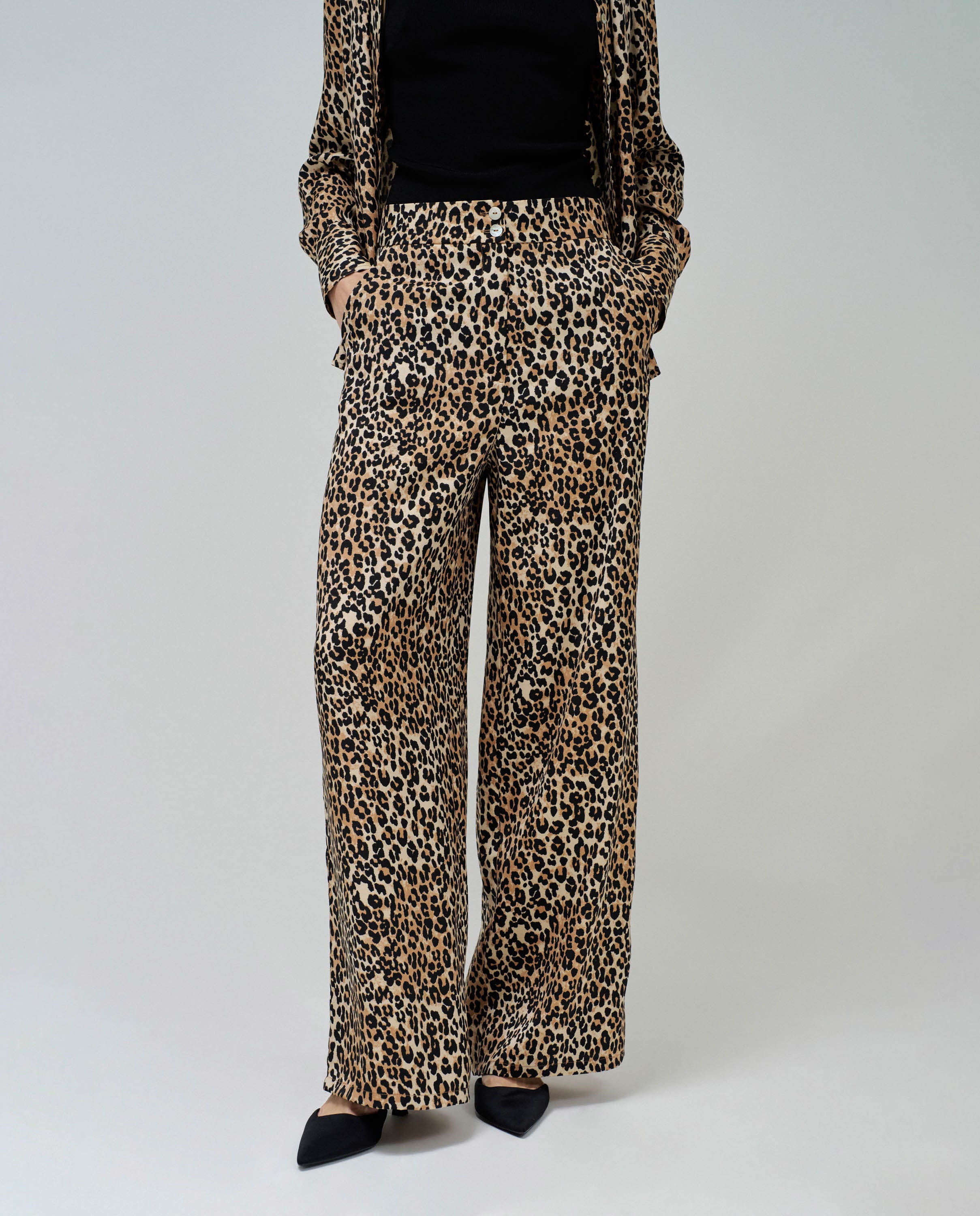 Printed Trousers in Dark Pearl Hosen Salsa Jeans