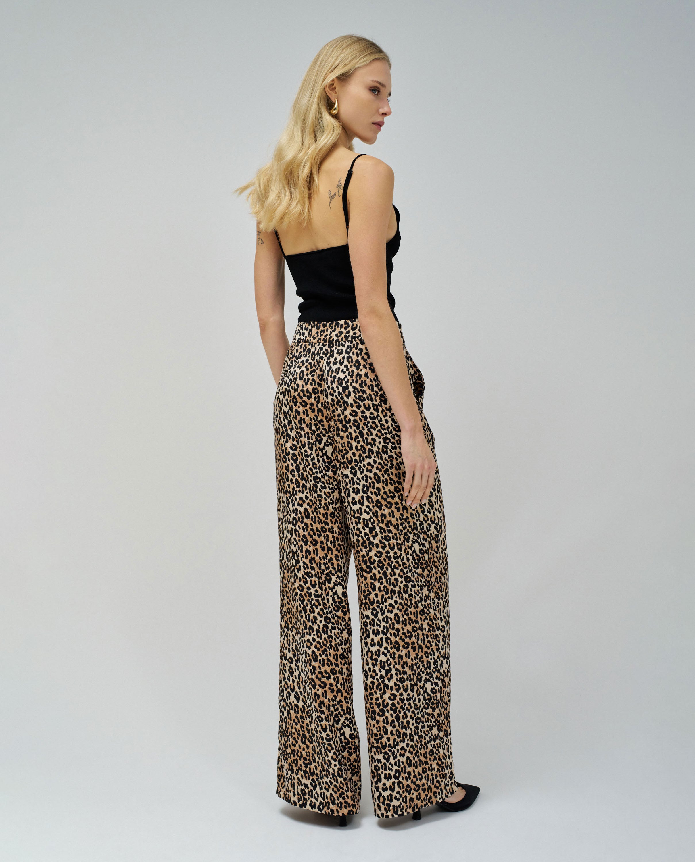 Printed Trousers in Dark Pearl Hosen Salsa Jeans