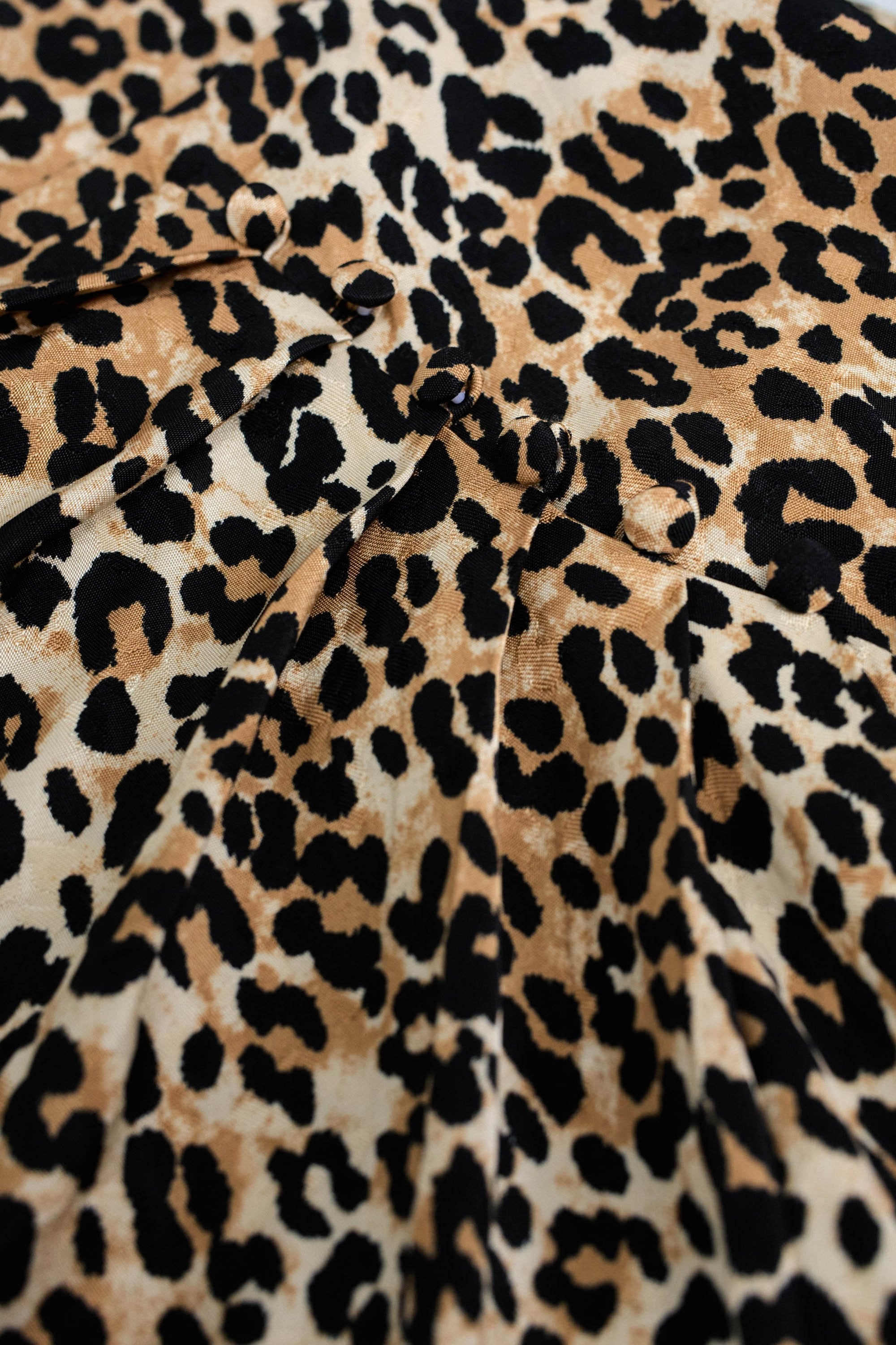 Animal Print Skirt with Button Detail in Dark Pearl Röcke Salsa Jeans