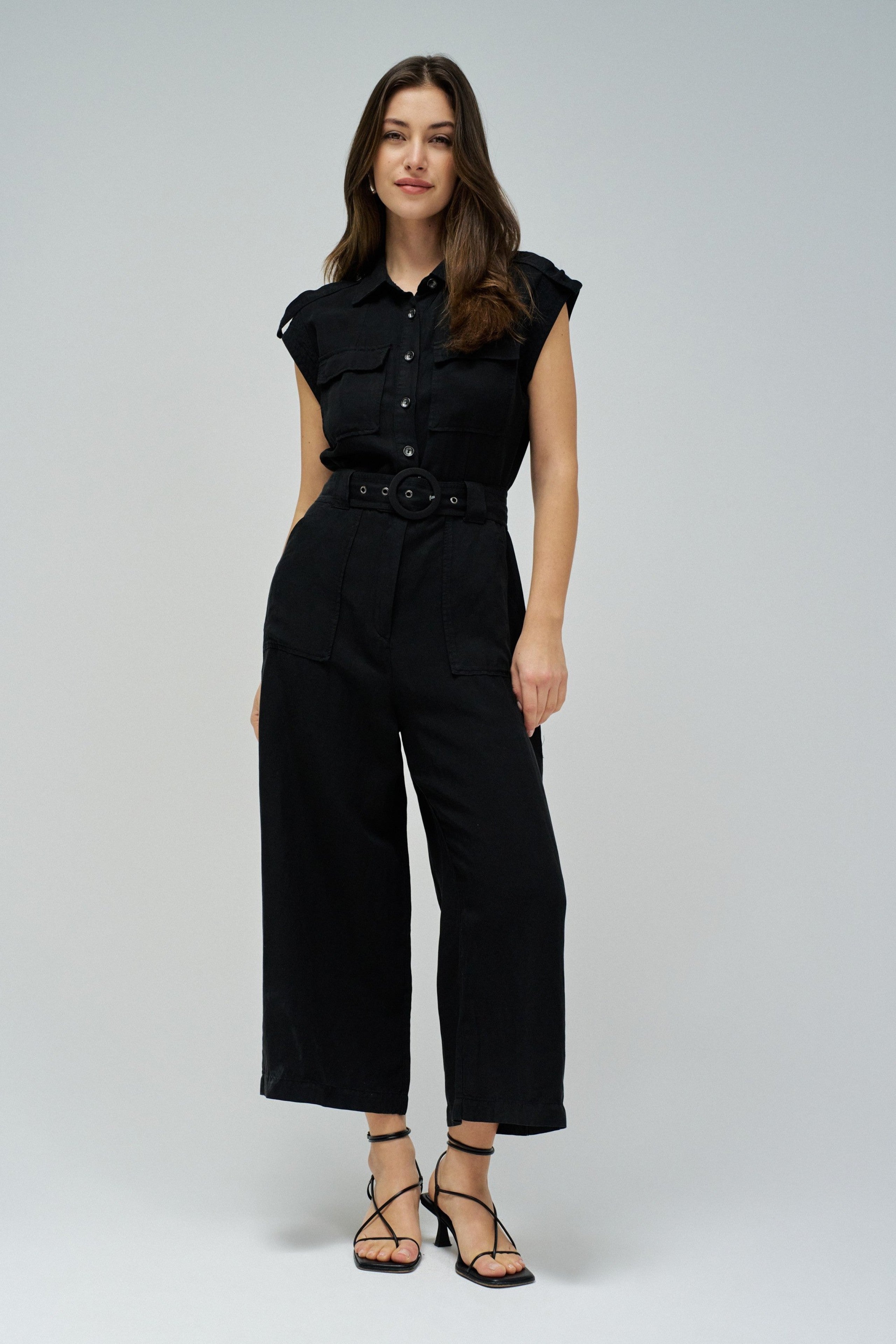 Overall Lightdenim in Black Overall Salsa Jeans