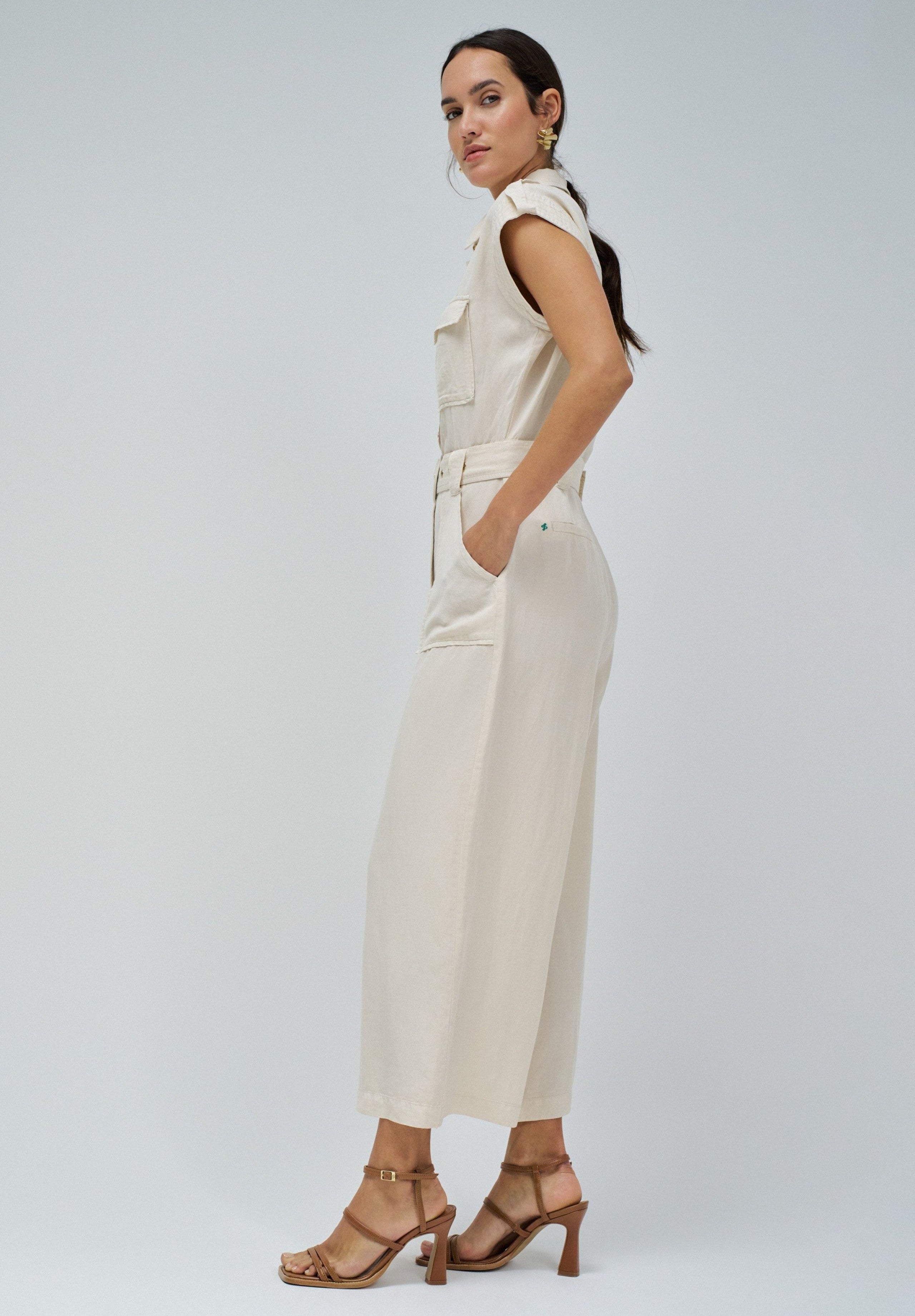 Overall Lightdenim in Medium Beige V2 Overall Salsa Jeans