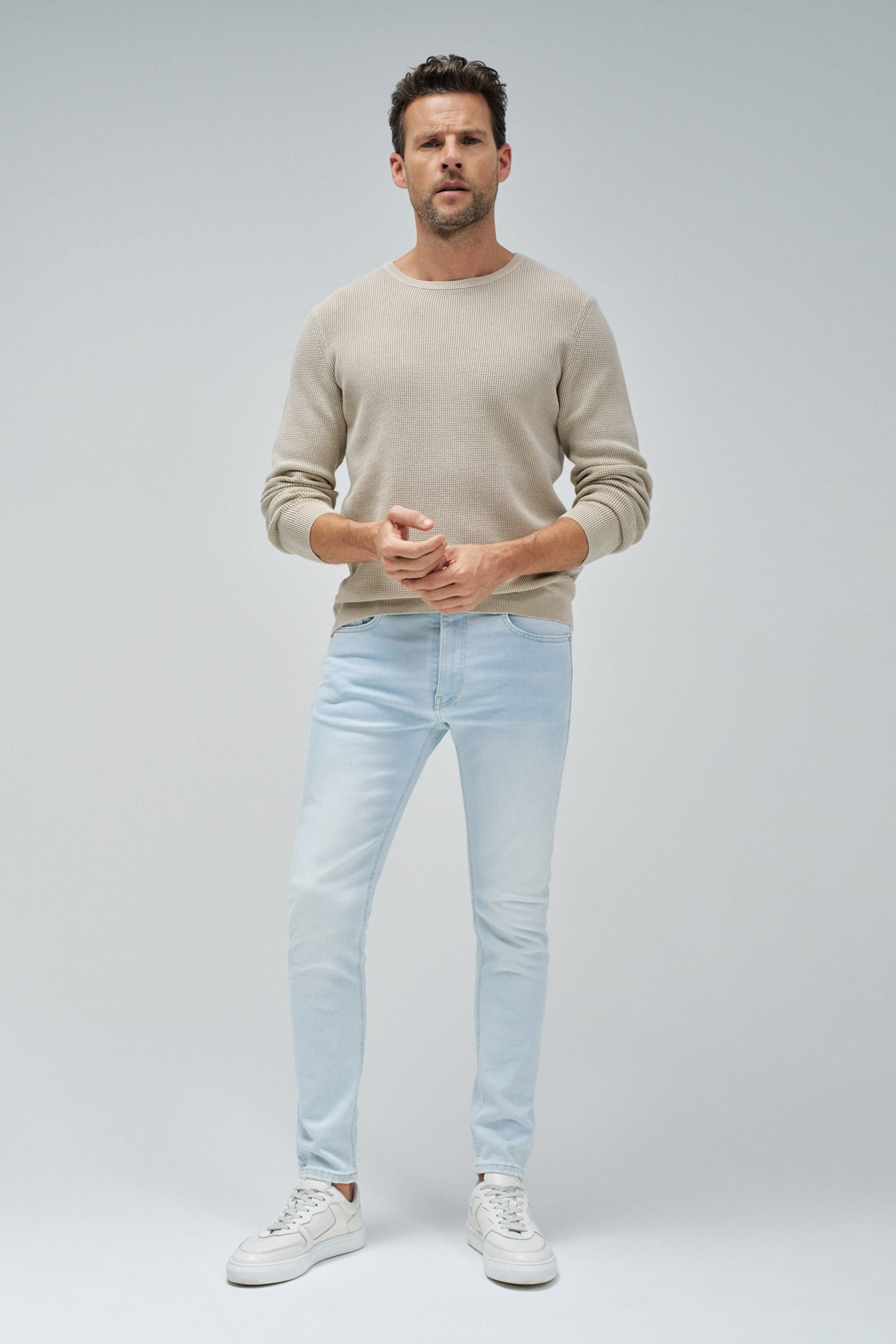 Skinny Jeans in Ice Bleach Jeans Salsa Jeans