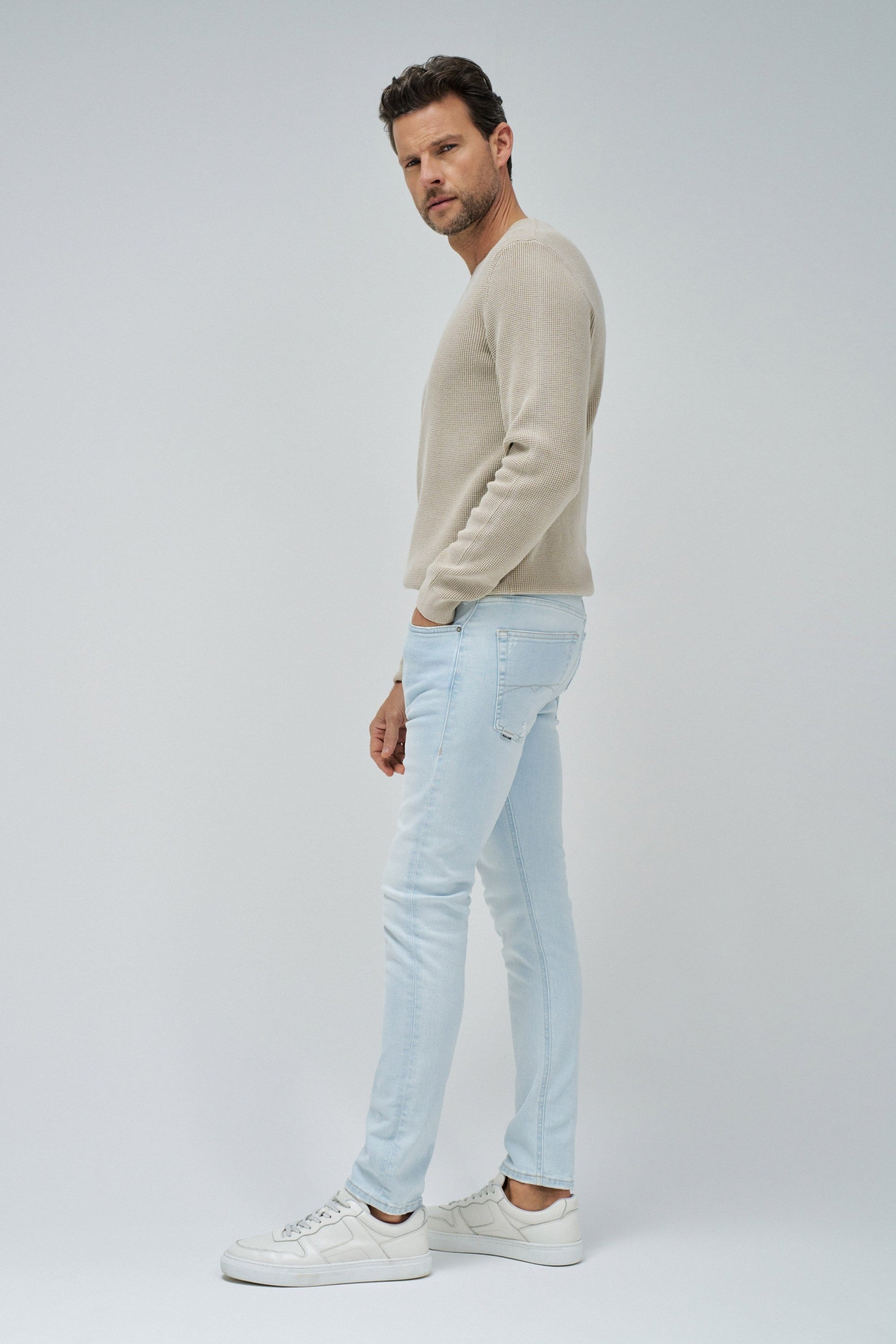 Skinny Jeans in Ice Bleach Jeans Salsa Jeans