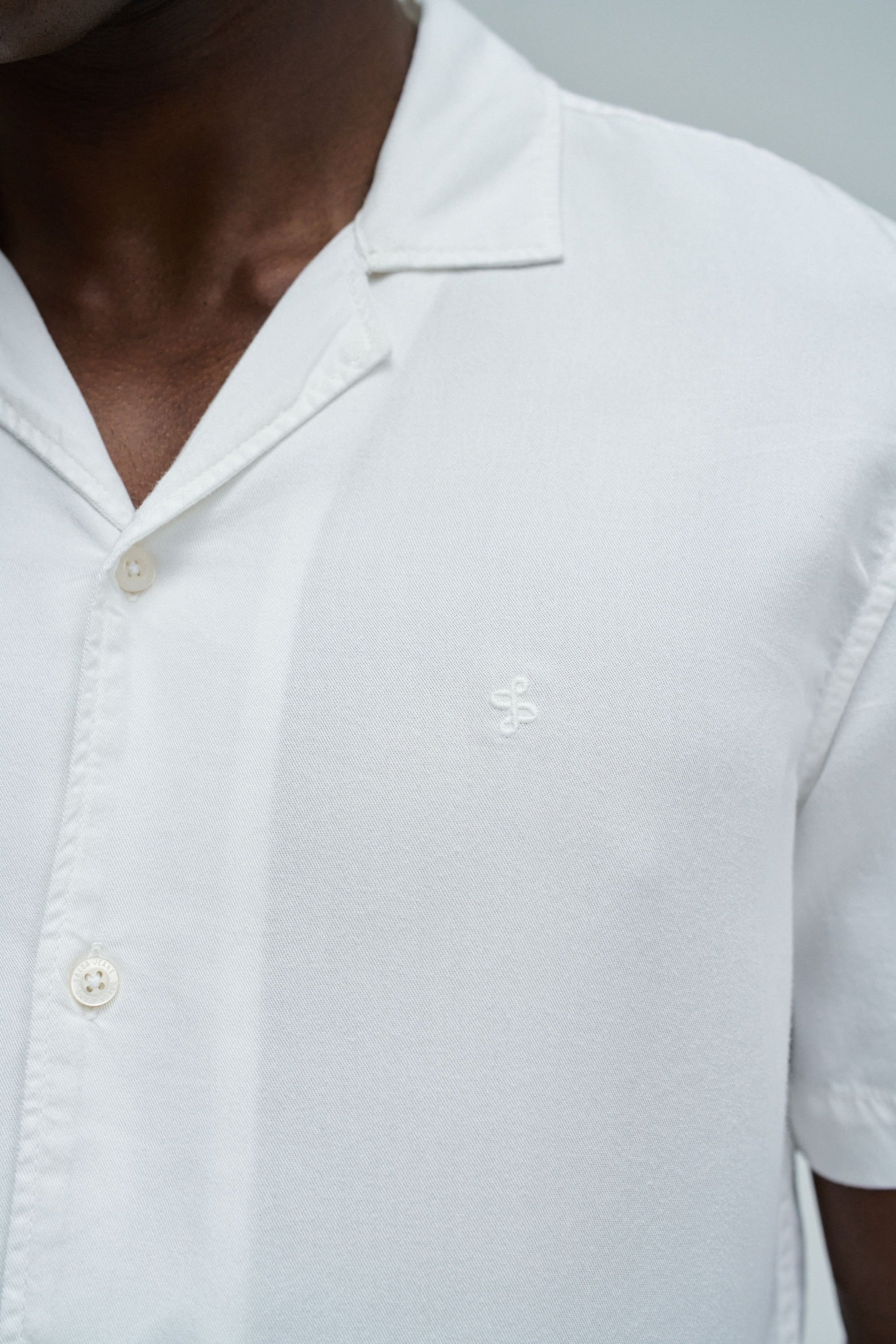 Shirt Light Denim in White Hemden Salsa Jeans