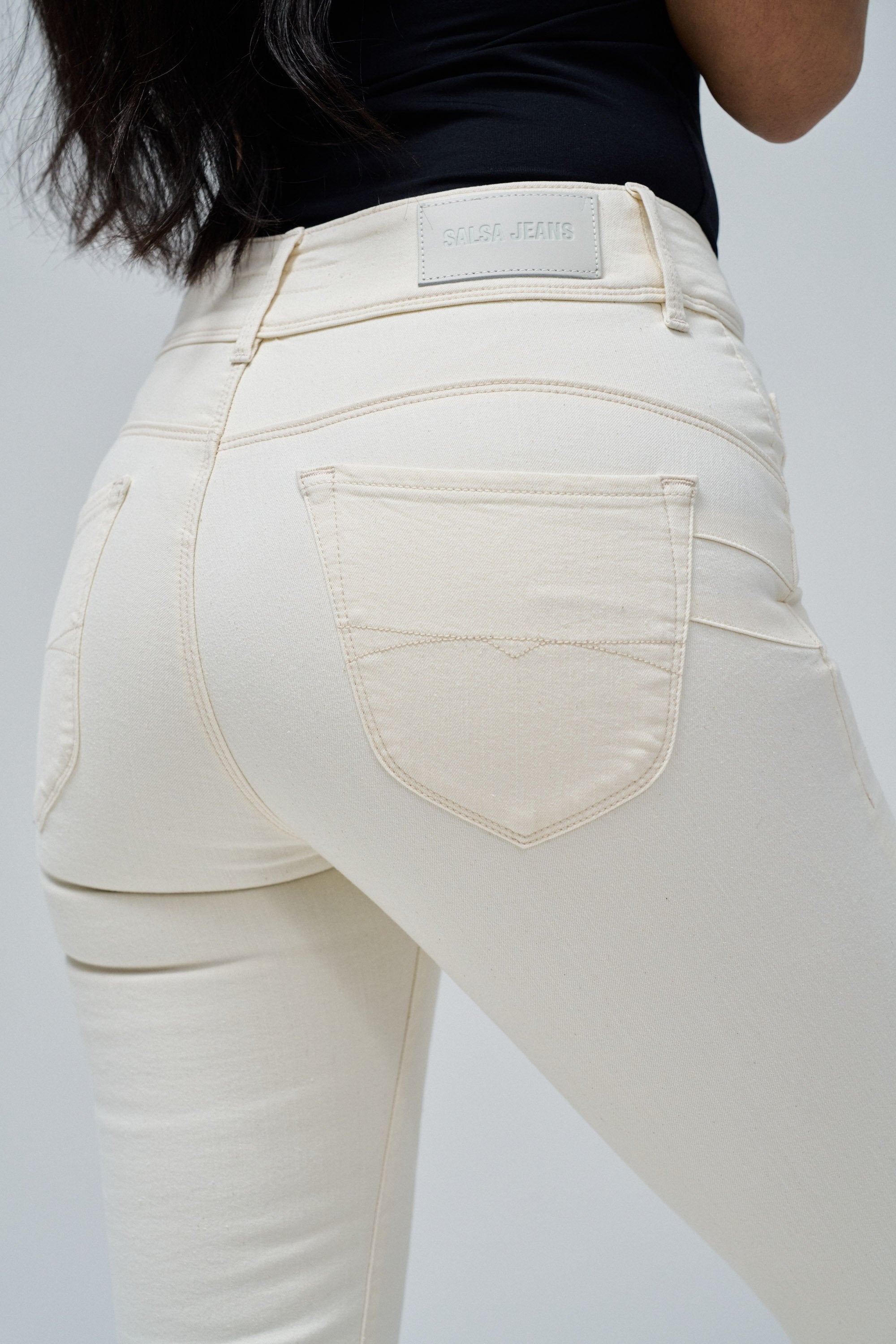 Bermuda in Light Pearl V1 Shorts Salsa Jeans